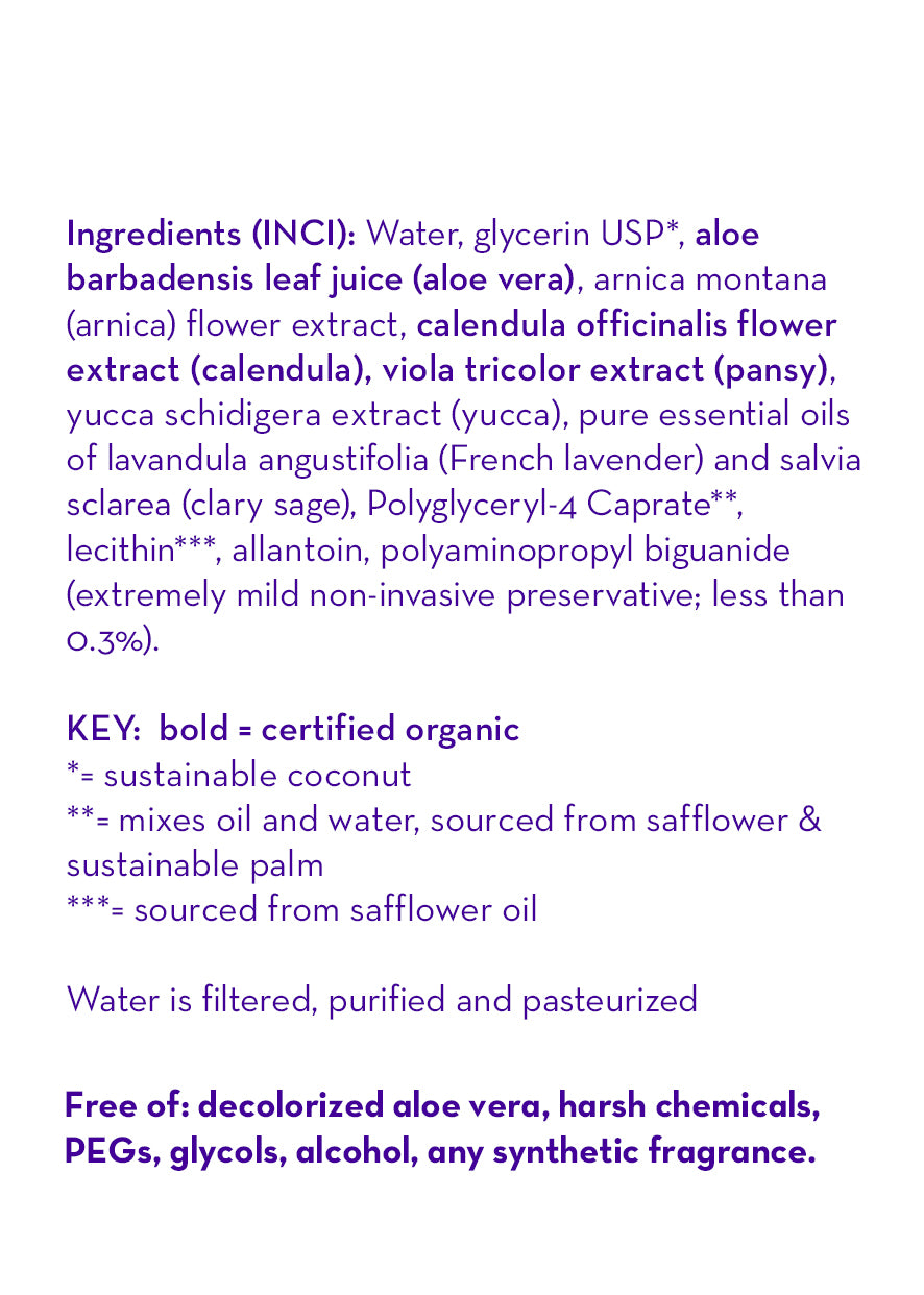 Aloe & Arnica Soothing Spray for Sunburn Relief & Skin Irritation - Hydrating After Sun Care for Face & Body