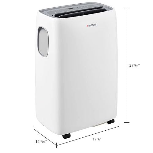 10,000 BTU Portable Air Conditioner - Compact Cooling Unit for Rooms Up to 450 Sq.Ft, 115V, Energy Efficient, Easy Installation - Perfect for Bedrooms, Offices, and Small Apartments