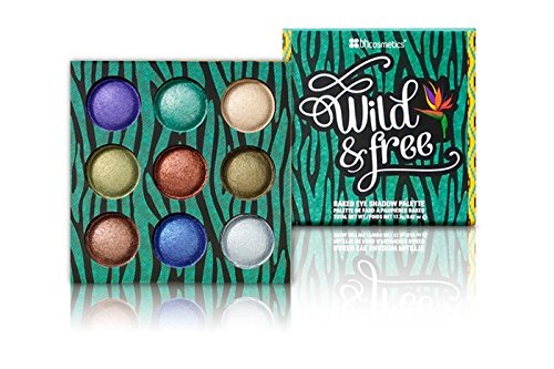 BH Cosmetics Wild and Free Baked Eyeshadow Palette - 18 Highly Pigmented Matte & Shimmer Shades for Stunning Eye Looks | Perfect for Everyday Wear, Party & Special Occasions