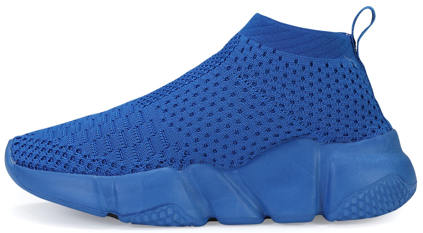 Santiro Boys & Girls Breathable Knit Slip-On Socks Shoes - Lightweight Comfortable Sneakers for School, Play & Everyday Wear