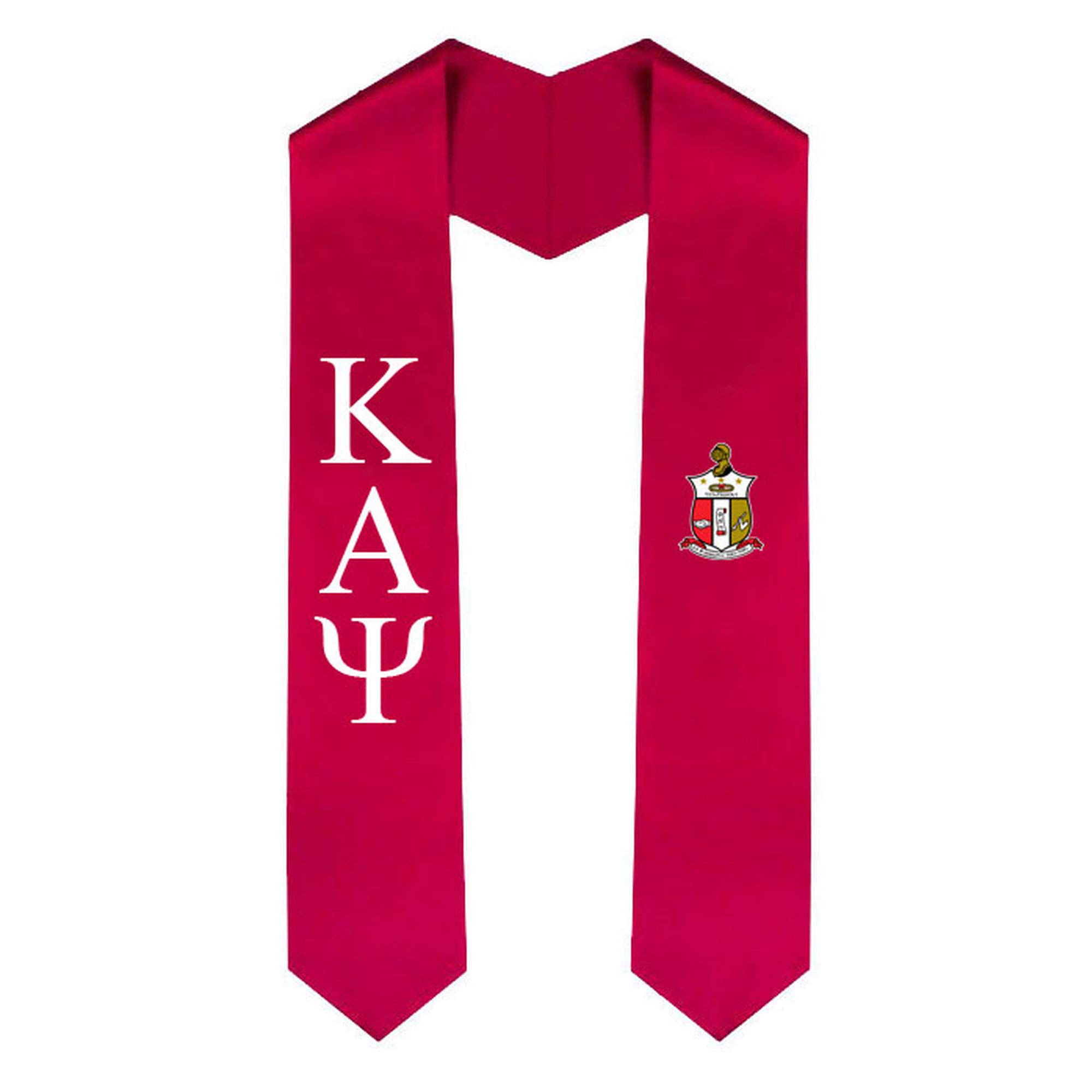 Kappa Alpha Psi Greek Letter Graduation Stole - Embroidered Fraternity Sash with Official Crest for College Graduation Ceremony & Brotherhood Events