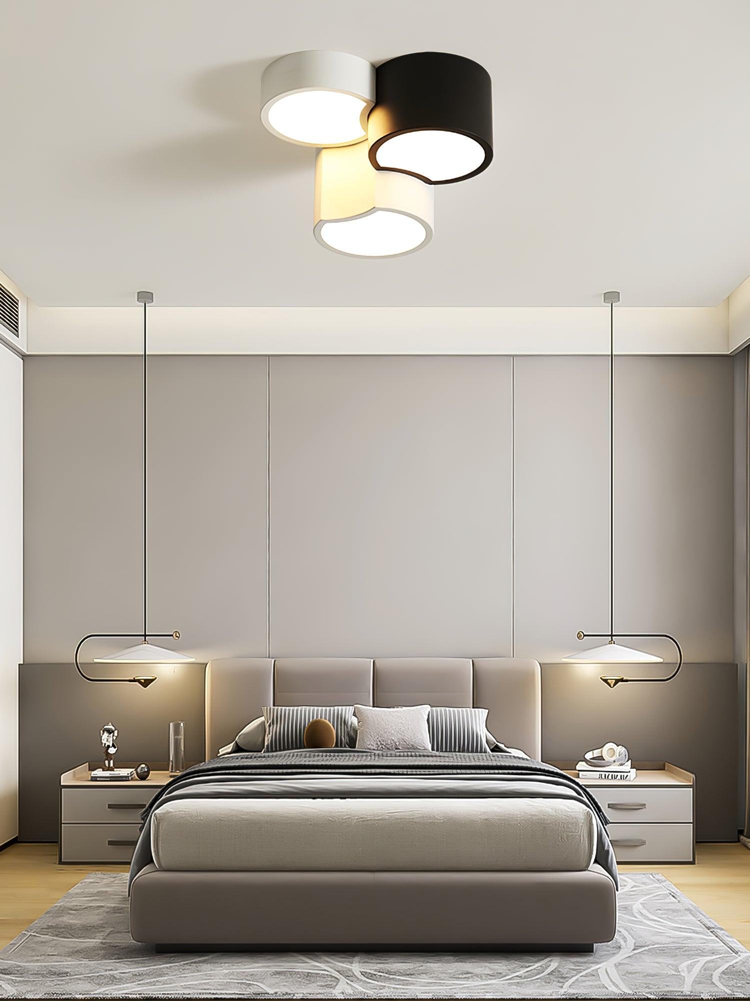 Modern Geometric Ceiling Light Fixture - Stylish Hexagon Design for Living Room, Bedroom & Dining Room - Energy Efficient LED Lighting for Home Decor