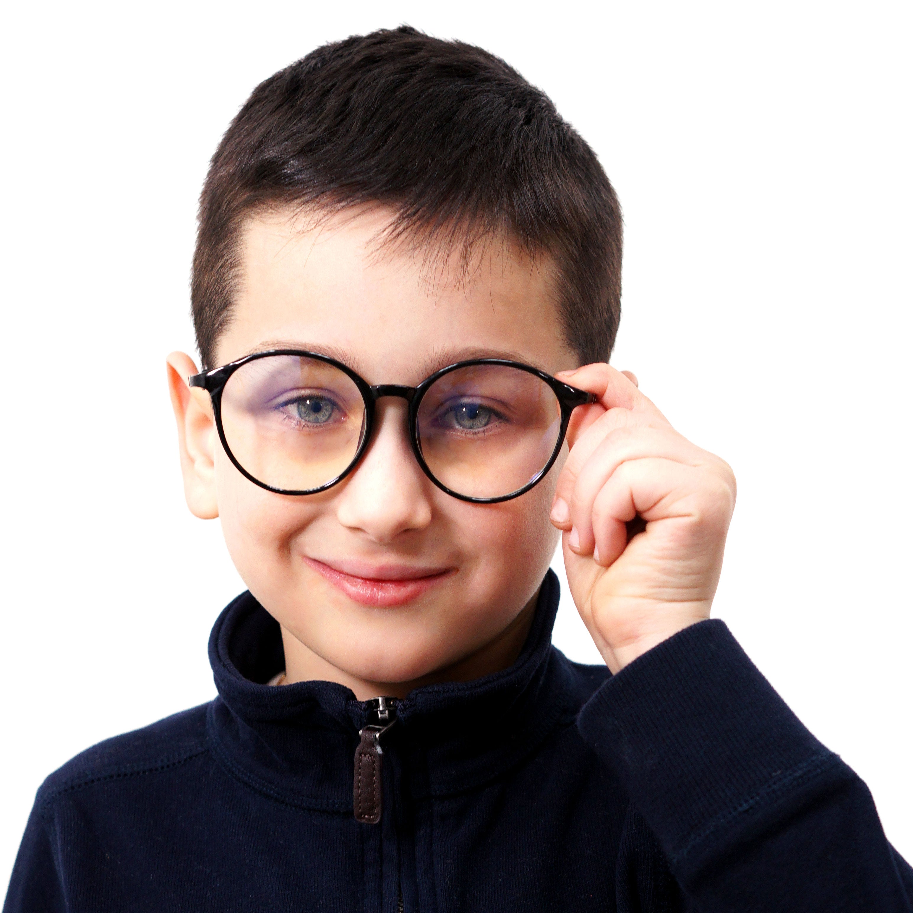 Einstein Prescription Black Glasses - Stylish & Durable Eyewear for Reading, Work, and Everyday Use