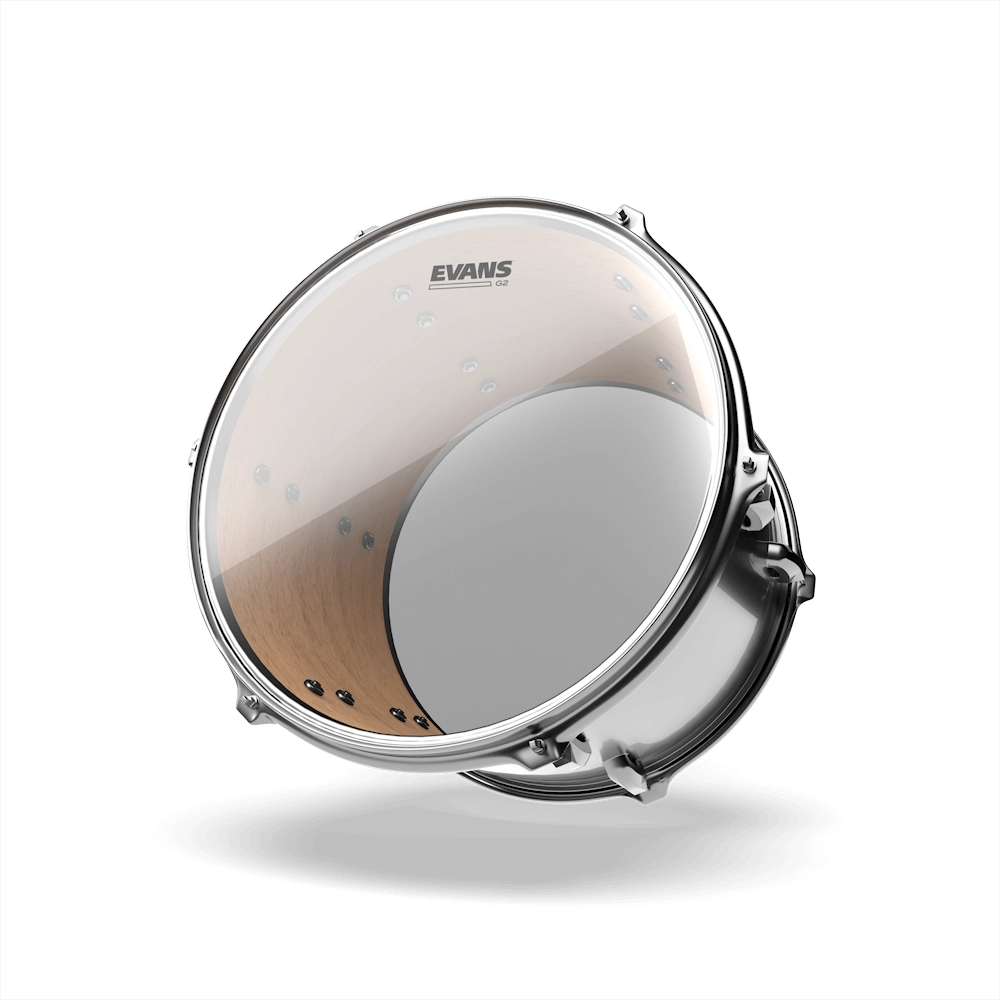 Evans 16 Inch G2 Clear Tom Drumhead - Premium Drum Skin for Snare & Toms - Perfect for Live Performances, Studio Recording & Drum Practice