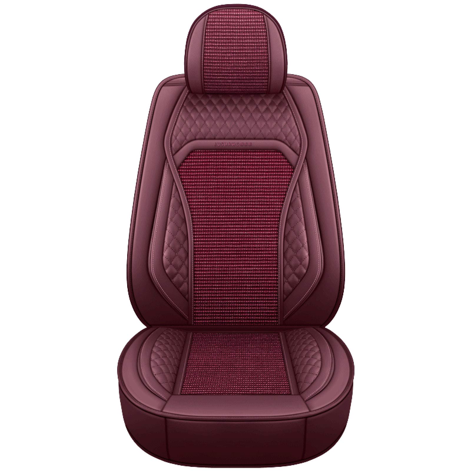 Universal Car Seat Cover Set - Non-Slip 5-Seat Full Protection, Airbag Compatible & All-Season Car Cushion Covers (Red) - Perfect for SUVs, Sedans & Family Vehicles