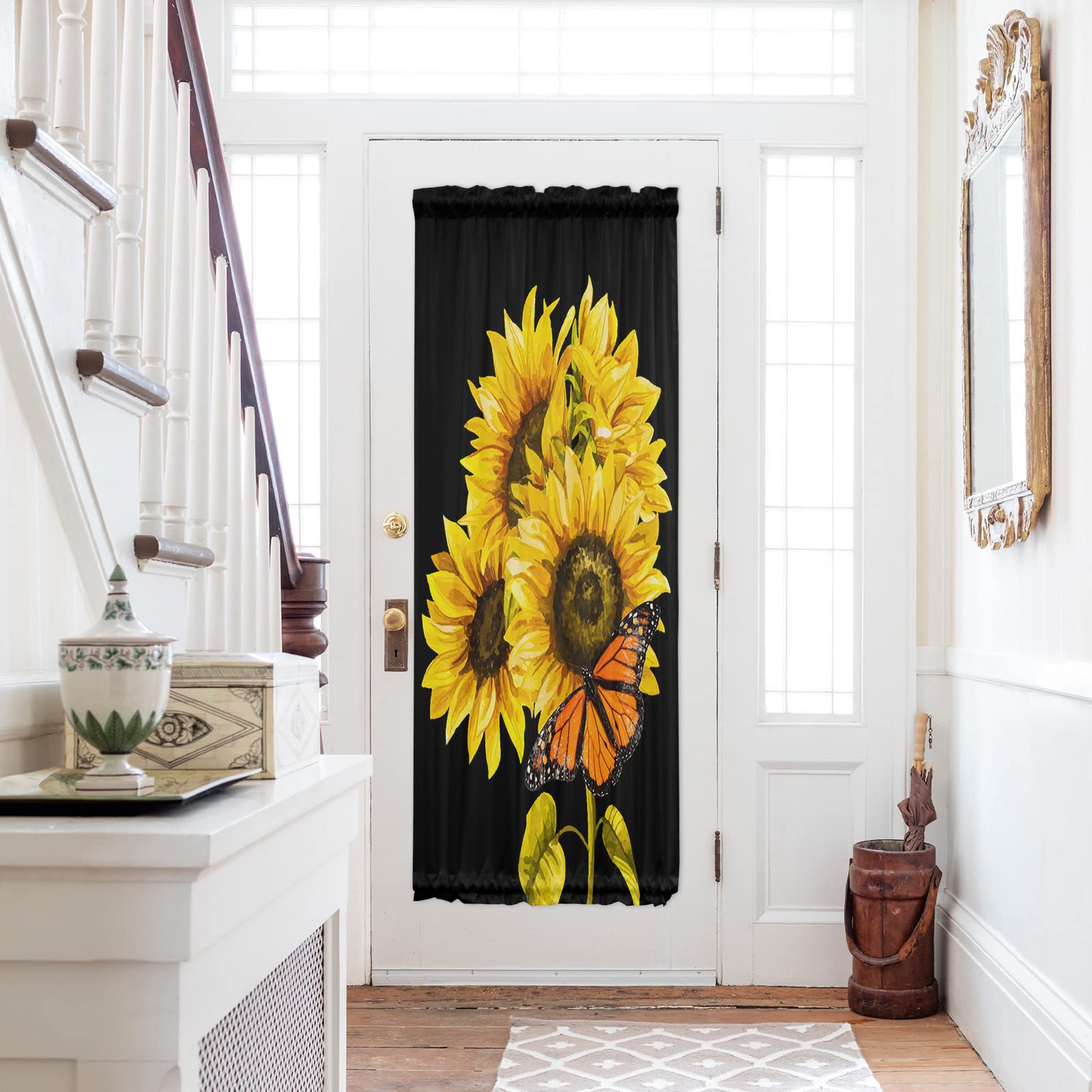 **Sunflower Door Curtains 54