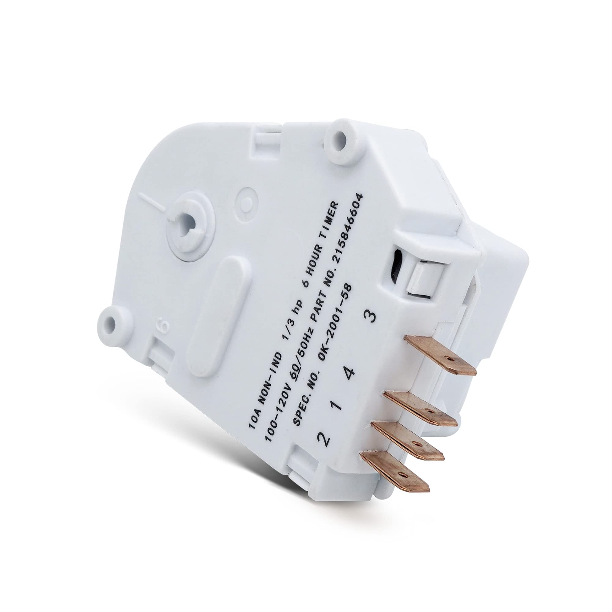 ForeverPRO 215846604 Refrigerator Defrost Timer Replacement for Frigidaire Models 241809402, 241809401, 08000035, 08003824 - Perfect for Kitchen Appliance Repair & Maintenance