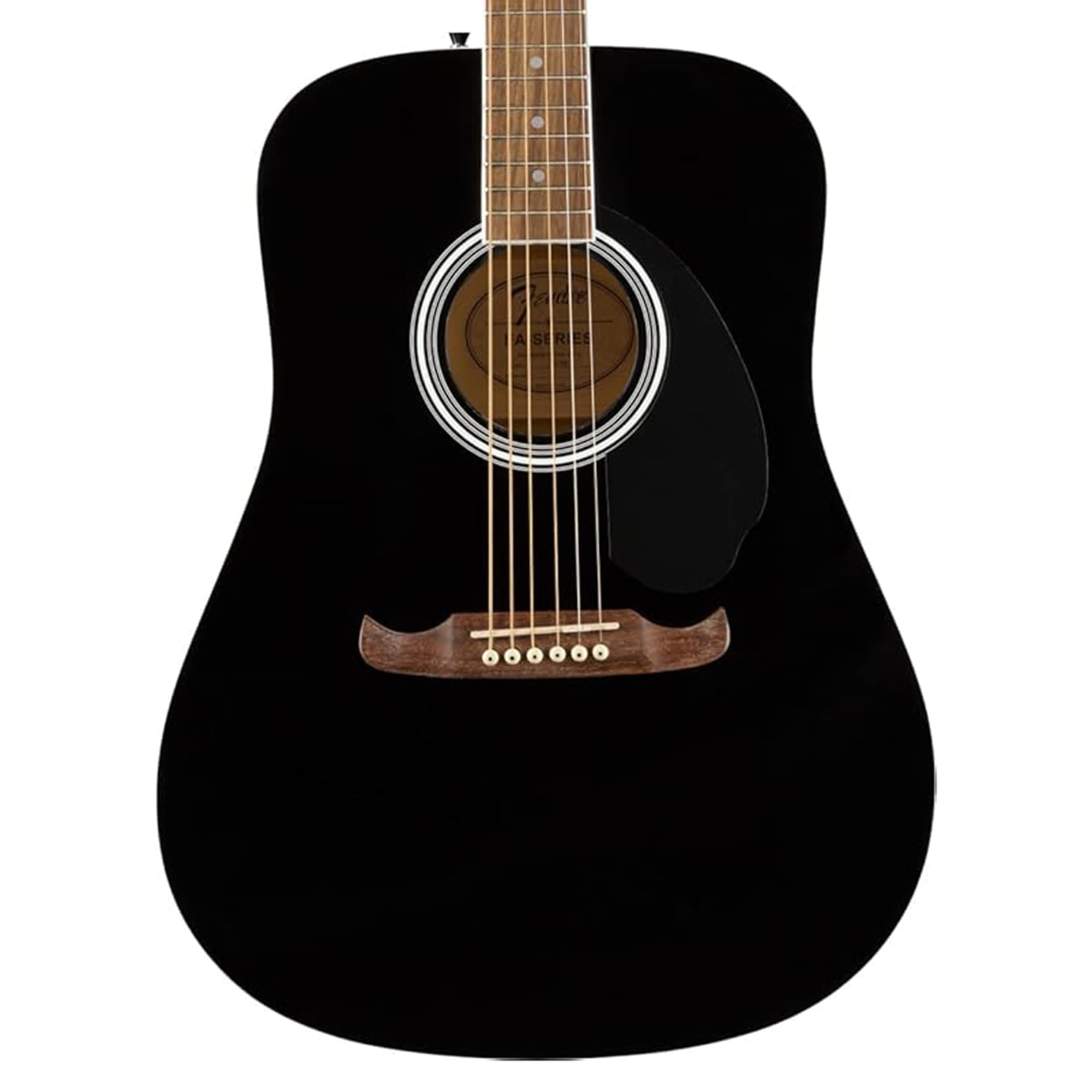 Fender FA-125 Dreadnought Acoustic Guitar Bundle - Black with Gig Bag, Tuner, Strap, Strings, Picks & Instructional DVD | Perfect for Beginners, Campfire Jams & Home Practice