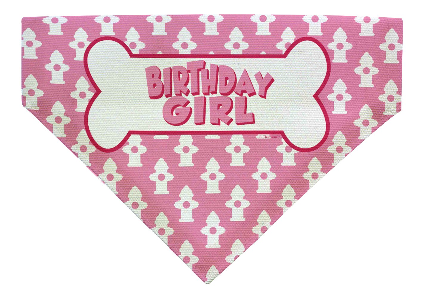 ThisWear Birthday Scarf for Small Dogs - Cute Pet Collar Scarf for Birthday Girl Dogs - Perfect Birthday Gift for Small Breed Dogs - Great for Birthday Parties & Photo Shoots