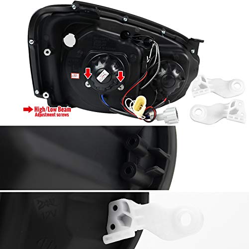 High-Performance Black Bezel LED Halo Projector Headlights for 2004-2005 Subaru Impreza WRX - Enhanced Night Visibility & Stylish Upgrade for Street & Off-Road Driving