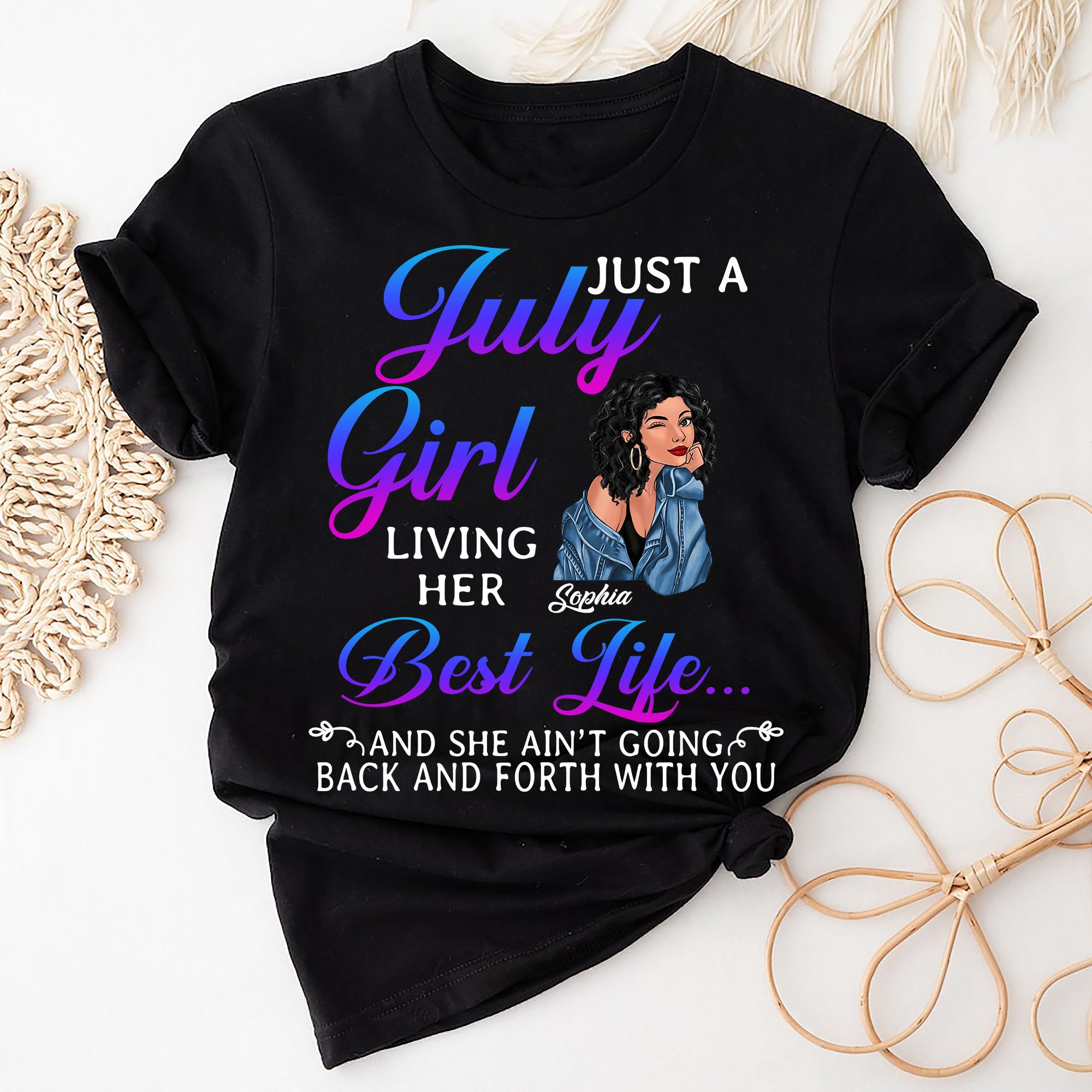 Custom July Birthday T-Shirts for Women - Funny & Cute July Birthday Gifts - Soft Cotton July Tee Shirts - Perfect for July Born Queens & Birthday Celebrations - Great for Parties, Gifts & Summer Outfits