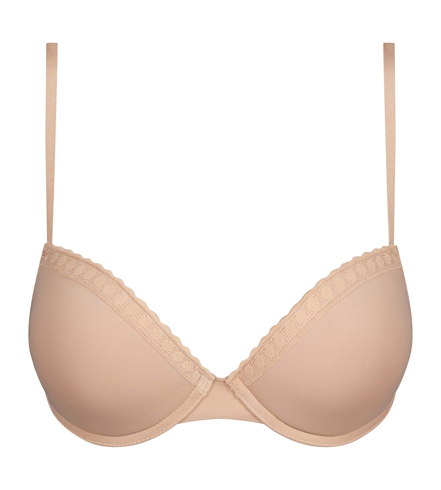 Nude Daily Micro Padded Underwire Bra - Comfortable Microfiber Support for Everyday Wear | Perfect for Work, Gym & Casual Outfits