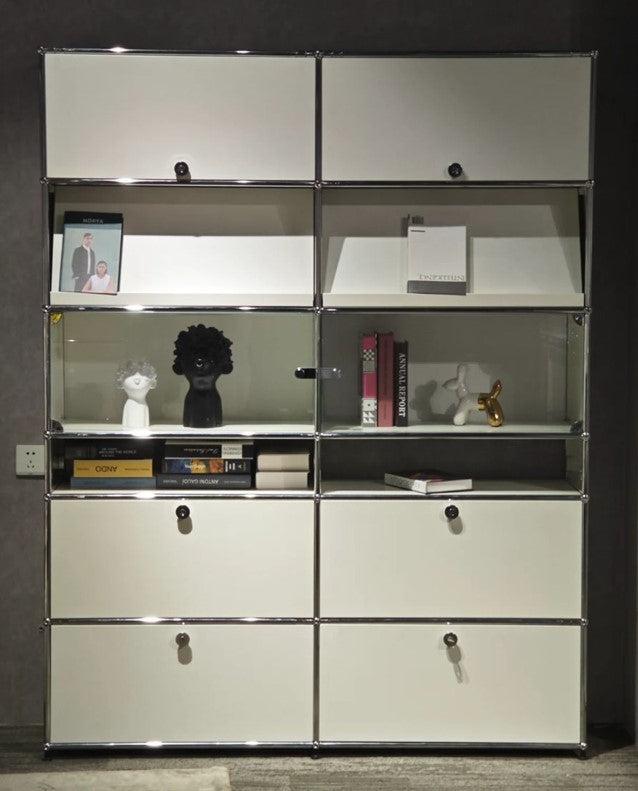 Modern Haller Bookcase & Magazine Shelf - Stylish Storage for Books, Magazines & Home Decor | Perfect for Living Room, Office & Study Spaces
