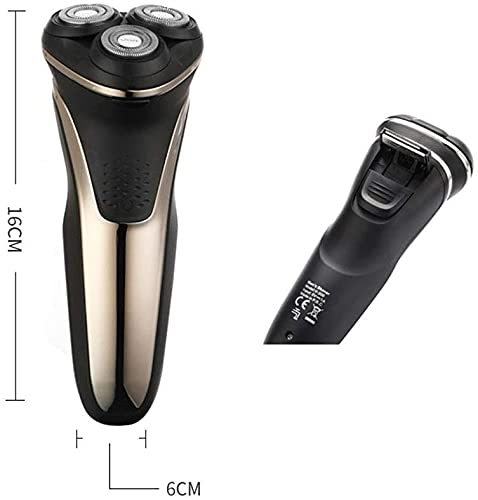 Best Electric Shaver for Men - Wet & Dry Waterproof Cordless Rotary Razor with Pop-Up Trimmer | Rechargeable Men's Shaver for Smooth Shaving at Home & Travel (Blue) | Perfect for Daily Grooming & Business Trips