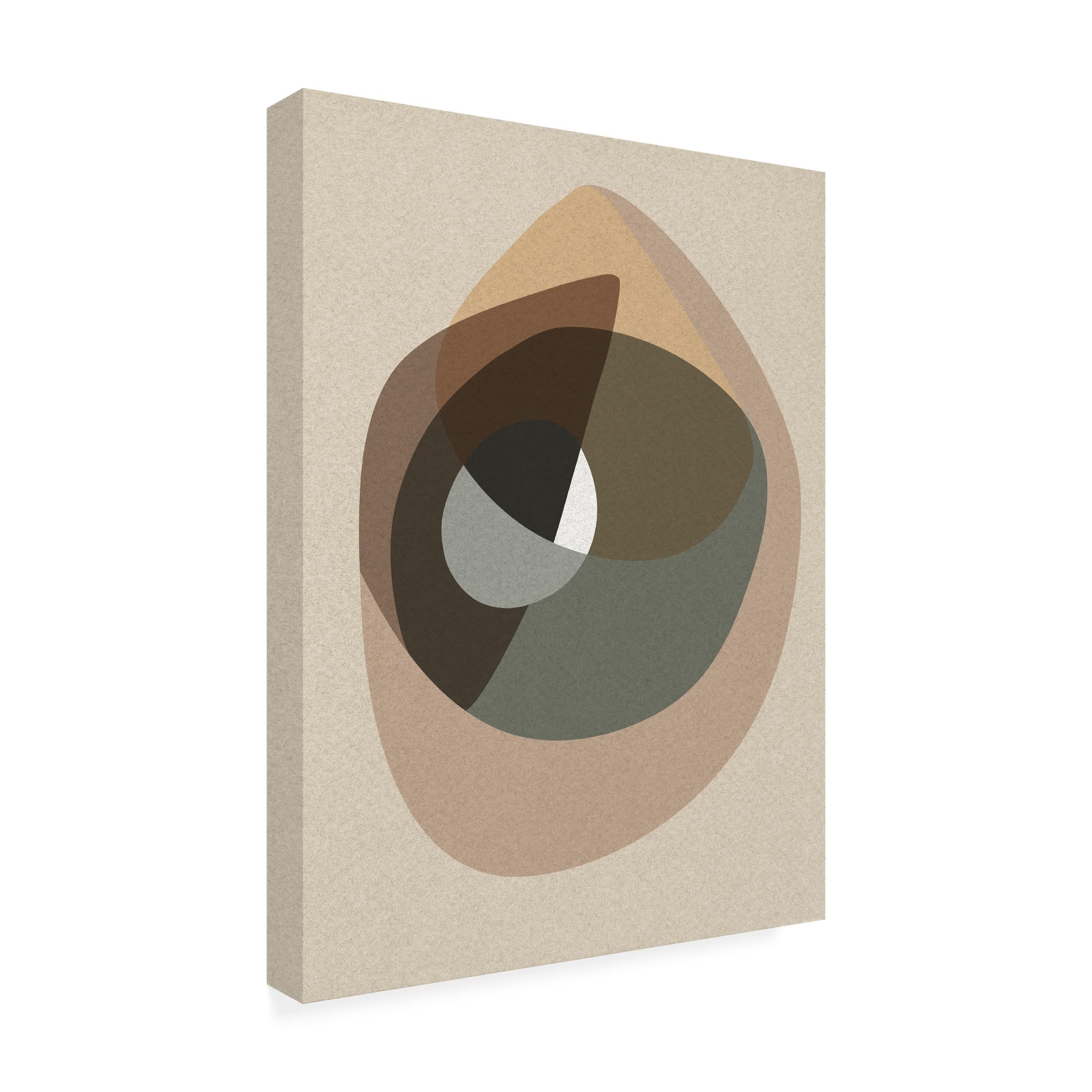 Trademark Fine Art 'Workup 6' Canvas Wall Art by Design Fabrikken - Modern Abstract Painting for Living Room, Bedroom & Office Decor