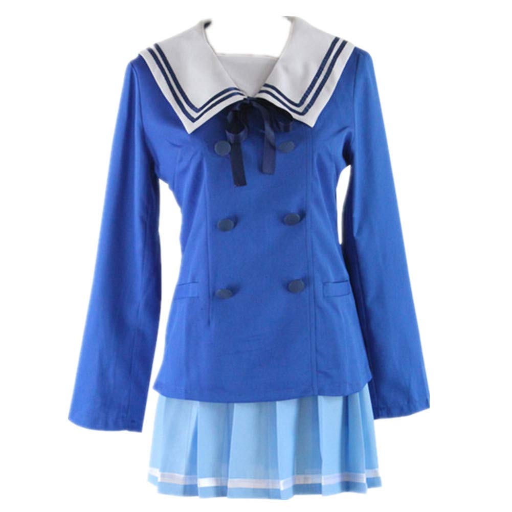 Kyokai no Kanata Cosplay Costume - Kuriyama Mirai School Uniform Outfit for Anime Conventions & Halloween Cosplay