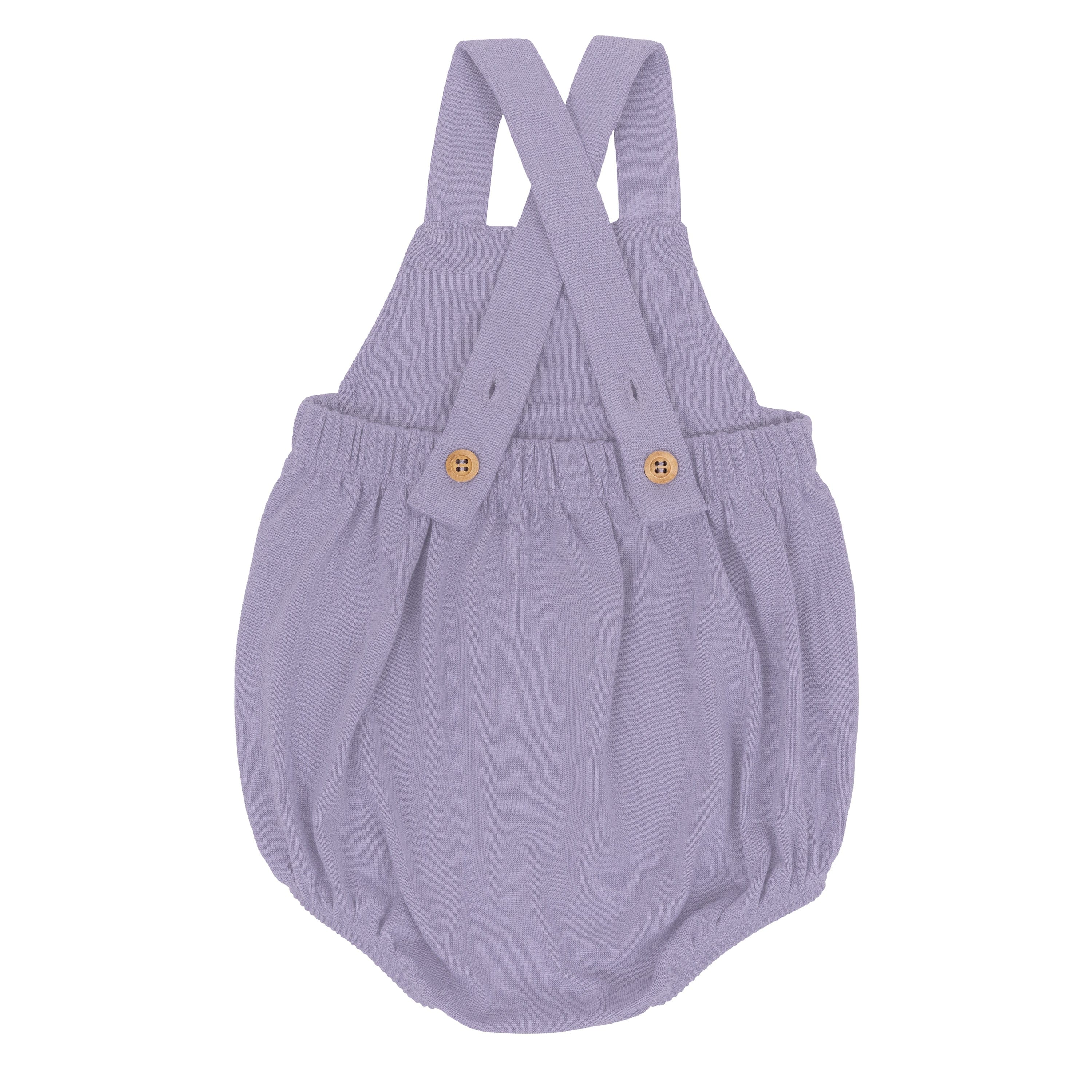 Bamboo Jersey Bubble Overall in Taro - Soft & Comfortable Baby Romper for Boys & Girls - Perfect for Playtime, Nursery & Family Outings