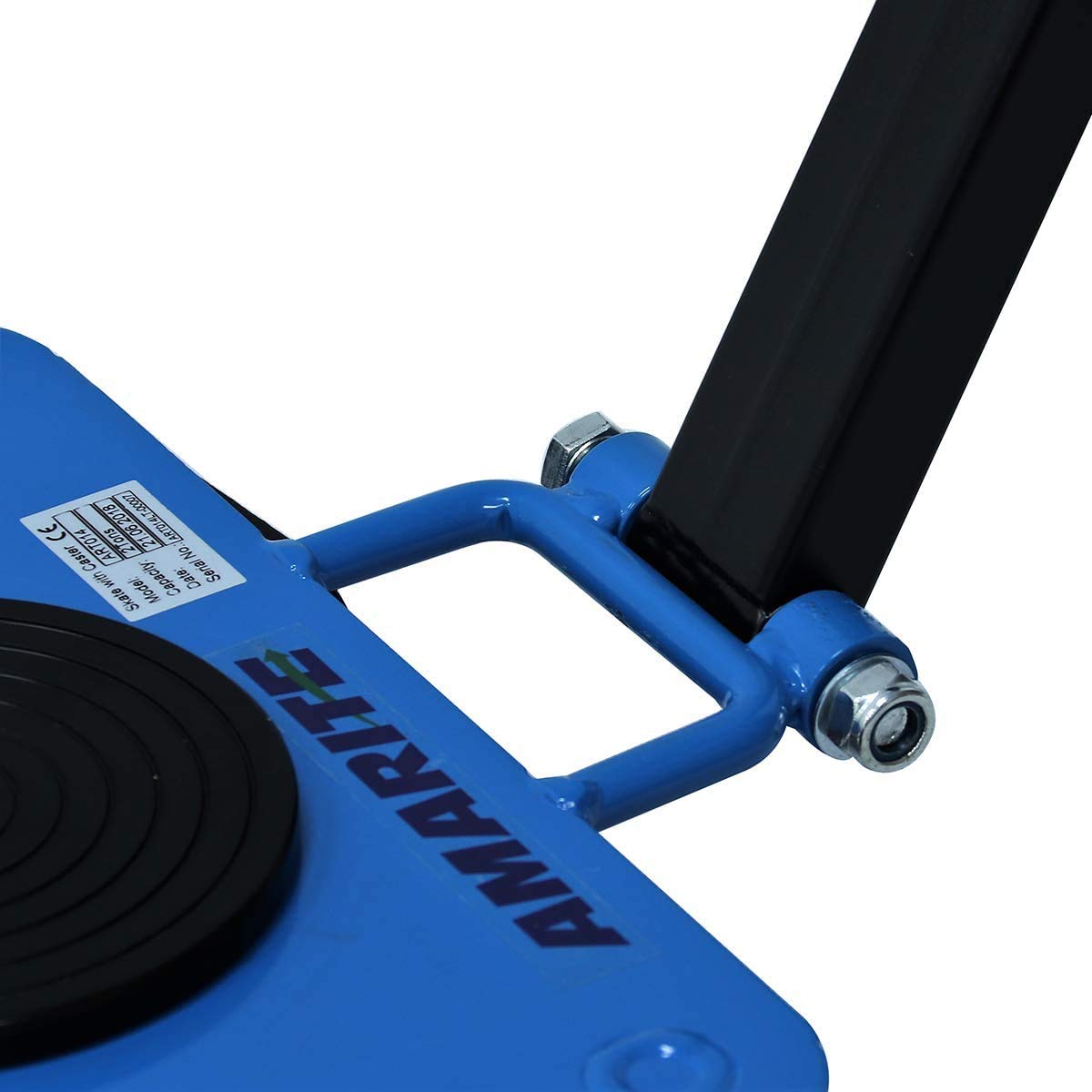 Heavy Duty Machine Skates 4400lbs Capacity - 2 Ton Machinery Movers with 3 Swivel Casters for Workshop, Warehouse & Industrial Equipment Transport - Perfect for Moving CNC Machines, Lathes & Heavy Machinery