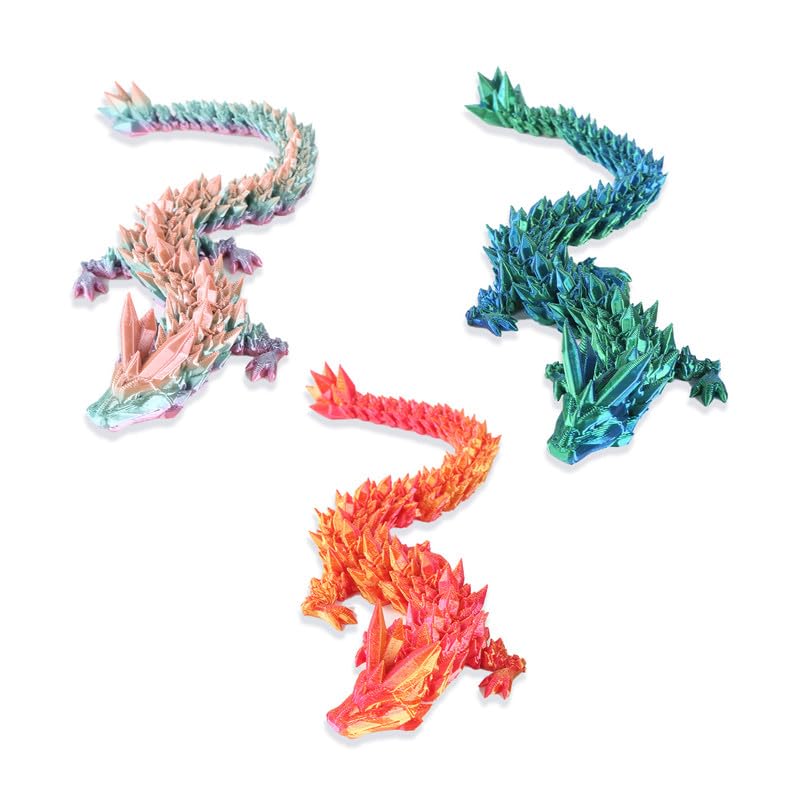 Rainbow Red Gold Green-3pcs