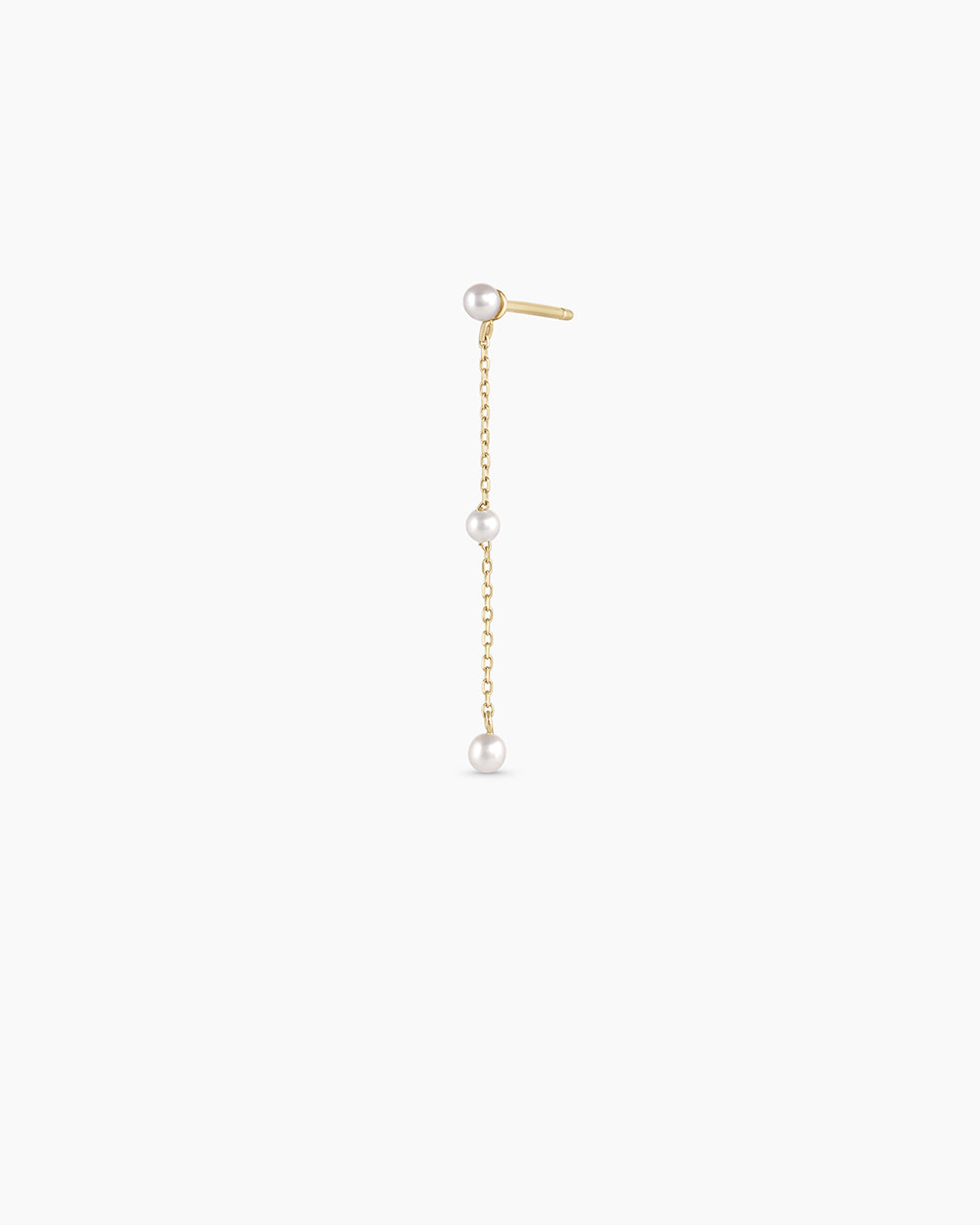 Newport Pearl Single Earring - Elegant 925 Sterling Silver Pearl Stud Earring for Women - Perfect for Weddings, Parties & Everyday Wear