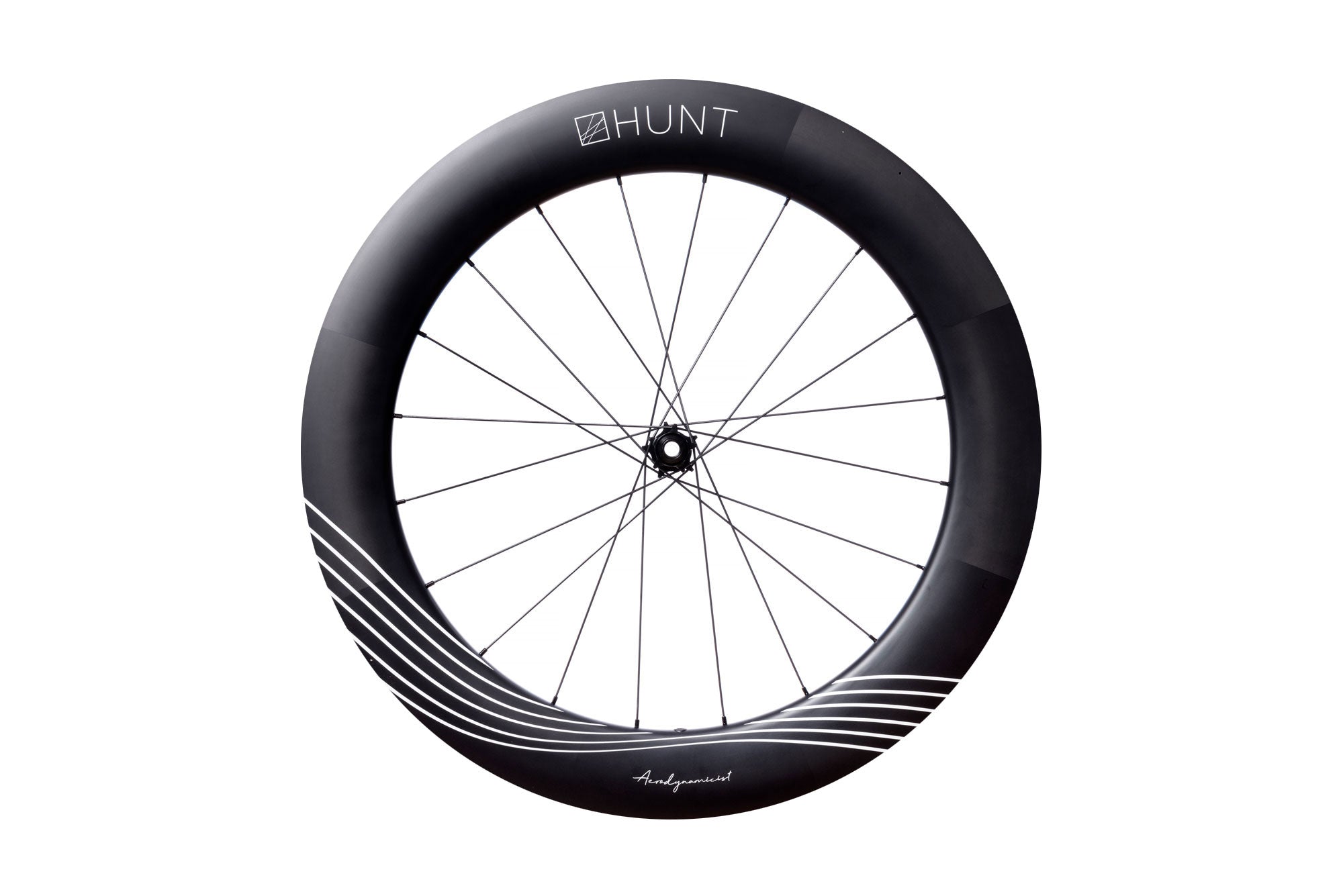 HUNT 73 Aerodynamicist Carbon Disc Front Wheel - Lightweight & High-Performance Road Bike Wheel for Racing & Training | Previous Model IC252 | Ideal for Triathlons, Time Trials & Competitive Cycling