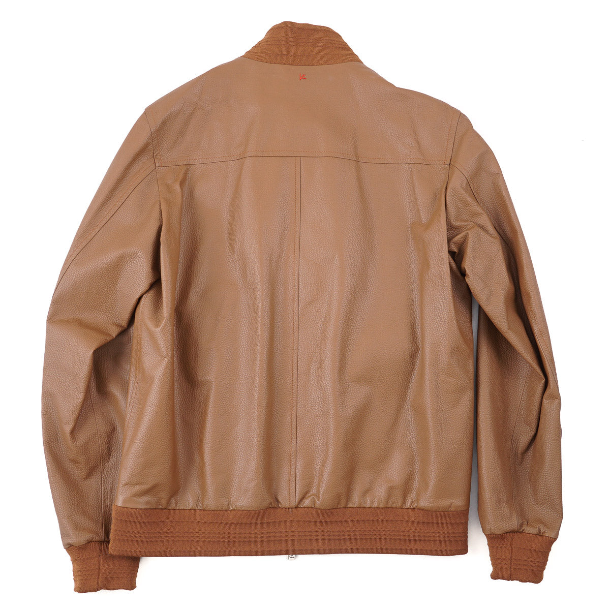 Premium Isaia Lambskin Leather Bomber Jacket for Men - Classic Aviator Style with Soft Leather & Warm Lining - Perfect for Casual Wear, Night Out & Winter Fashion
