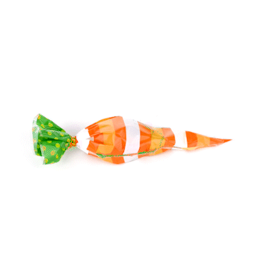 Plastic Cone Bags with Stripes & Polka Dots - 6x11 Inches, 100 Count Box - Perfect for Candy, Snacks, Party Favors & Gift Packaging