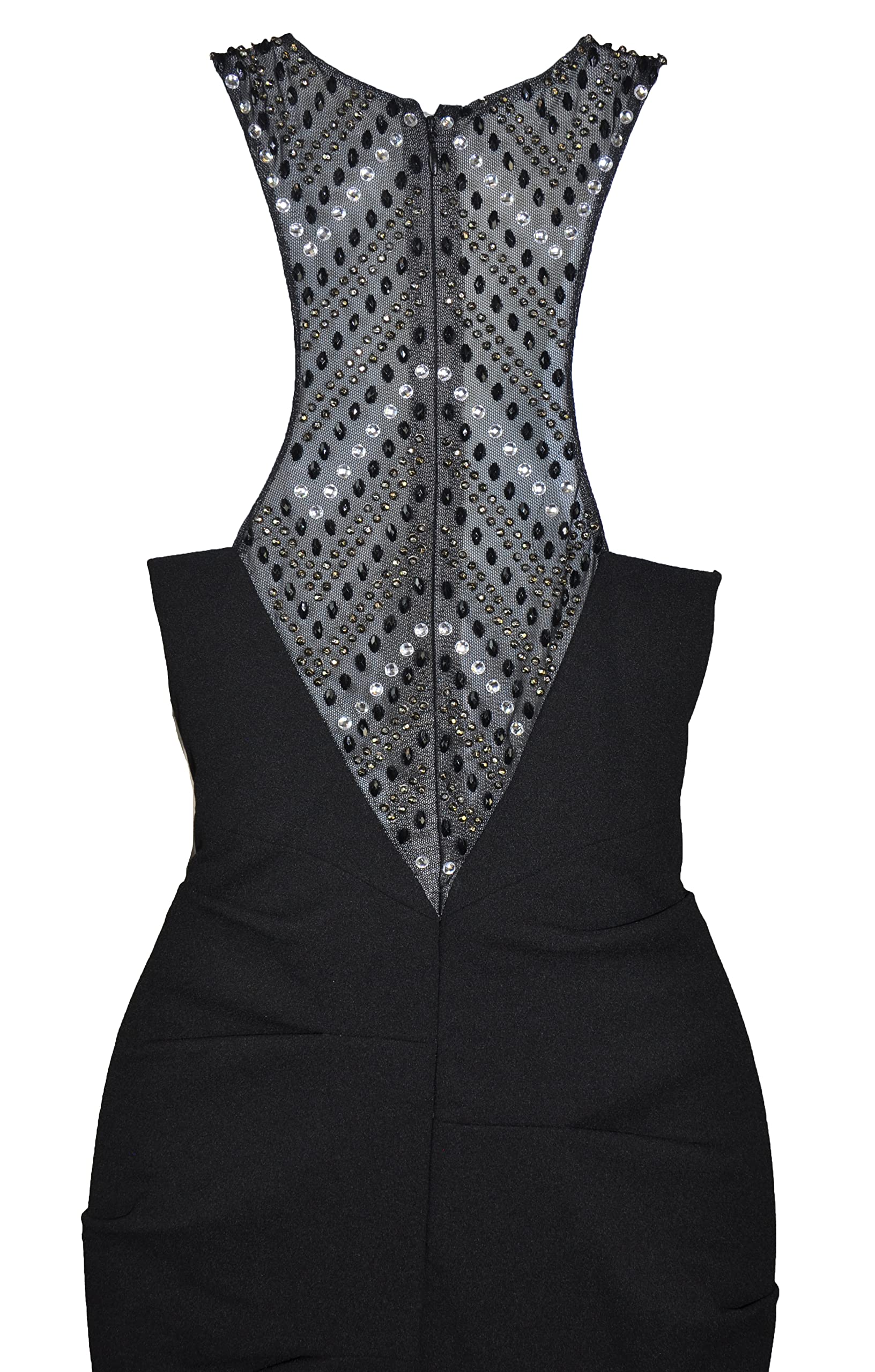 Stylish Black Studded Mermaid Dress for Women - Perfect for Evening Parties, Prom Nights & Special Occasions