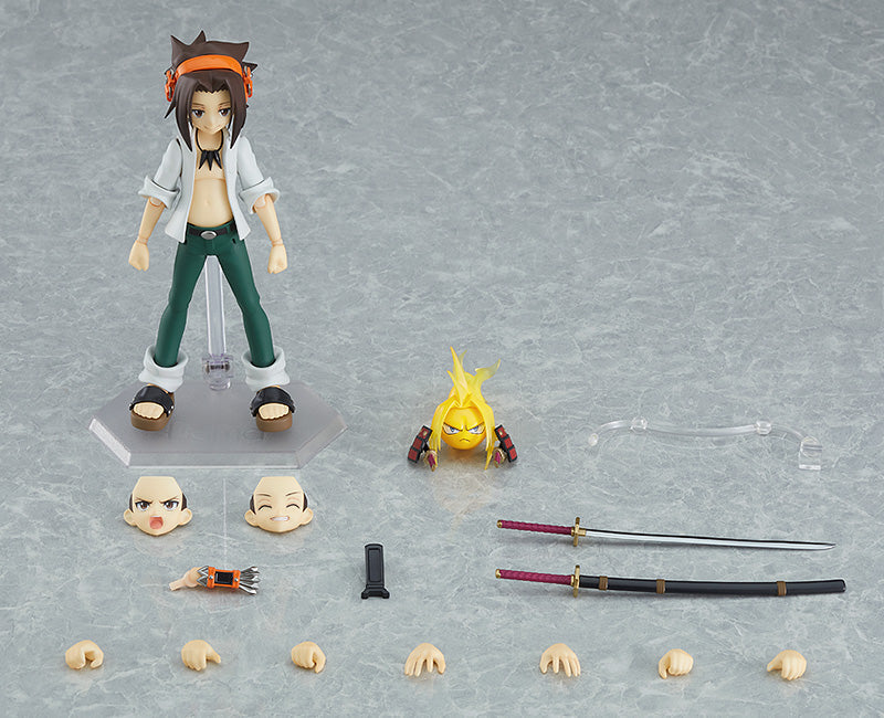 Figma #537 Yoh Asakura Shaman King Action Figure - Anime Collectible Model for Display & Cosplay - Perfect for Fans, Gift Giving & Home Decor