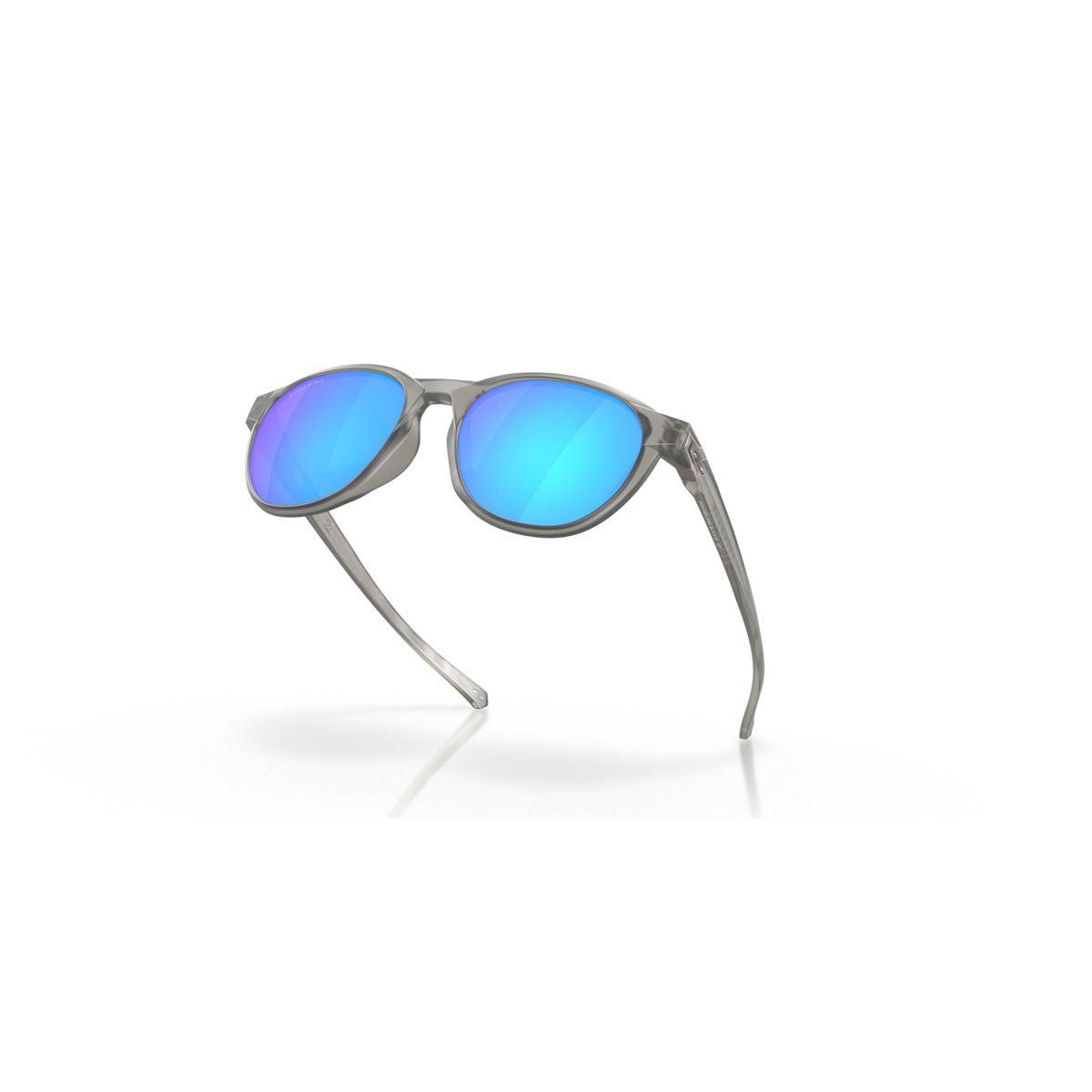 Oakley Reedmace Matte Grey Ink/Prizm Sapphire Polarized Sunglasses 0OO9126F 912603 - Stylish UV Protection for Outdoor Sports & Driving
