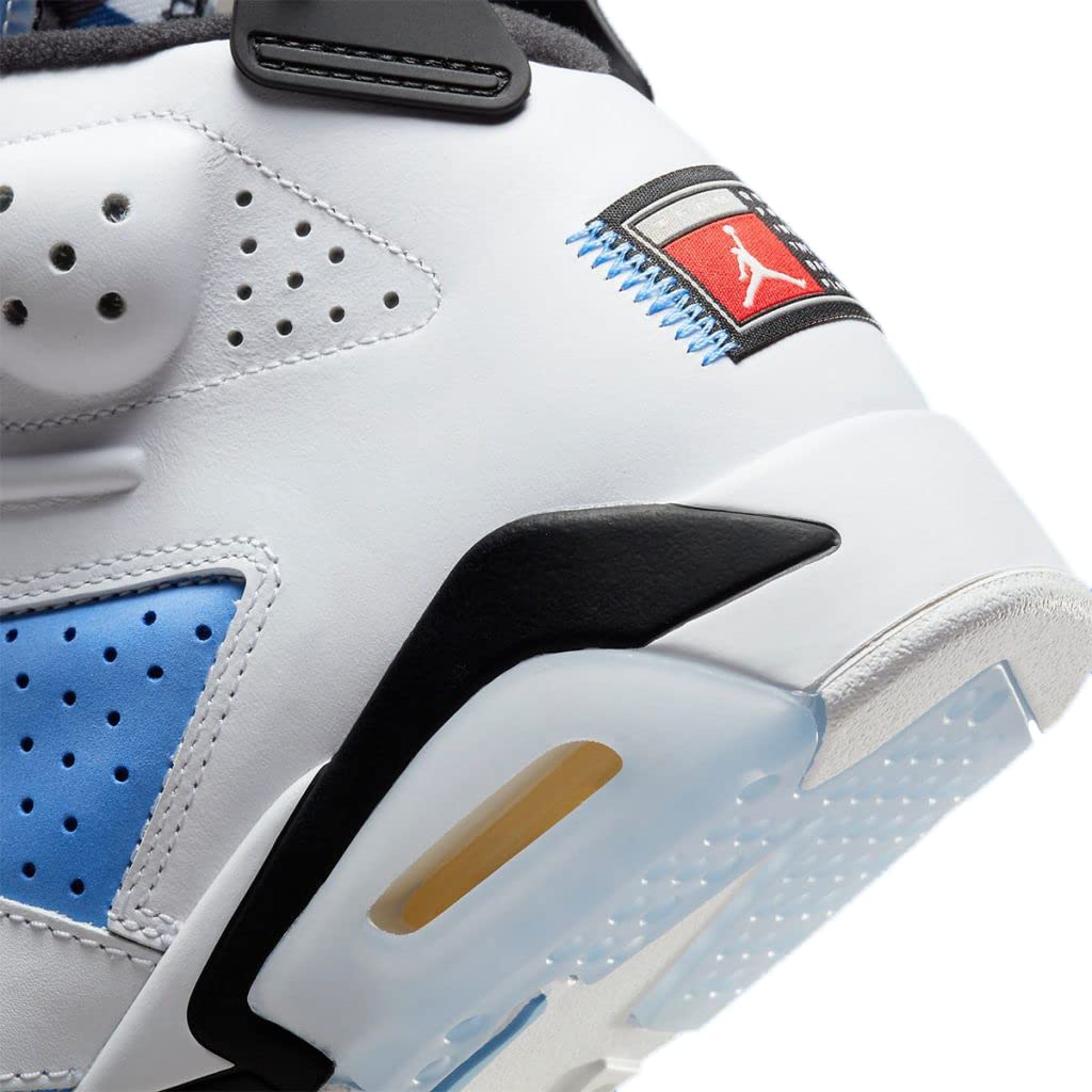 Jordan Men's Air Jordan 6 Retro CT8529-410 UNC Sneakers - Size 10 | Basketball Shoes for Men, Streetwear Fashion & Casual Wear
