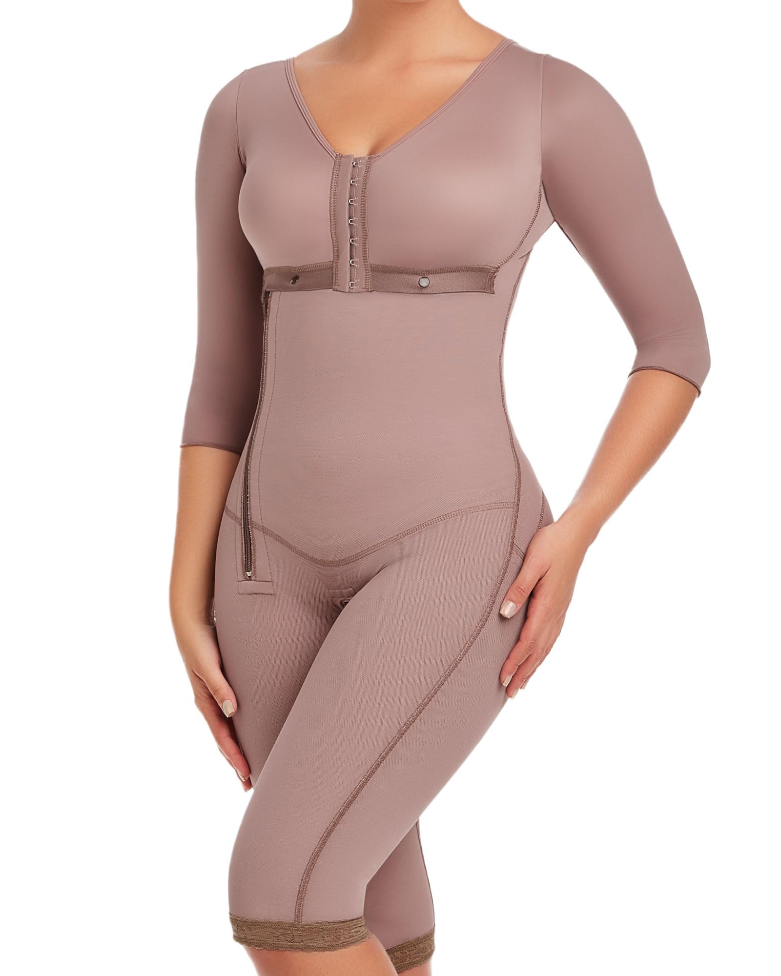 FAJAS DISENOS D'PRADA DELIÉ Colombian Shapewear 008 - High Compression Tummy Control Waist Trainer for Women - Postpartum Recovery, Lipo Garment, Body Shaper for Daily Wear & Special Occasions