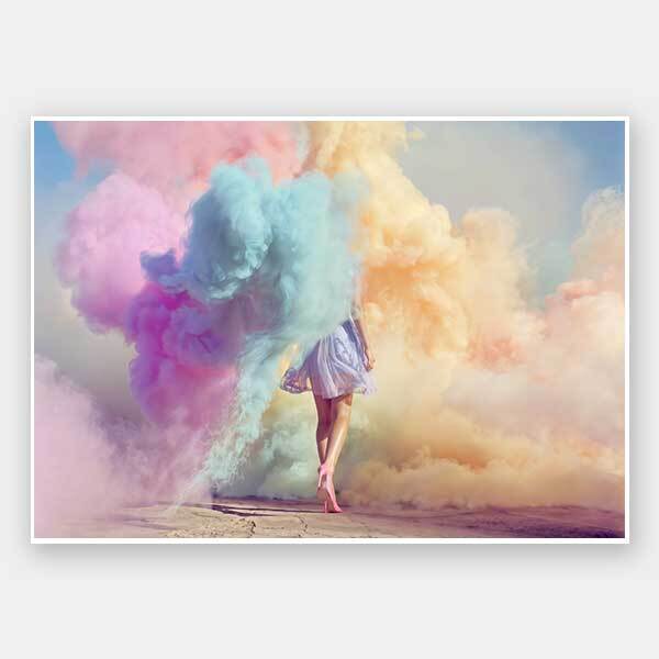 Dreams Do Come True Unframed Art Print - Inspirational Wall Decor for Home, Office & Gifts | Motivational Quote Poster for Bedroom, Living Room & Workspace