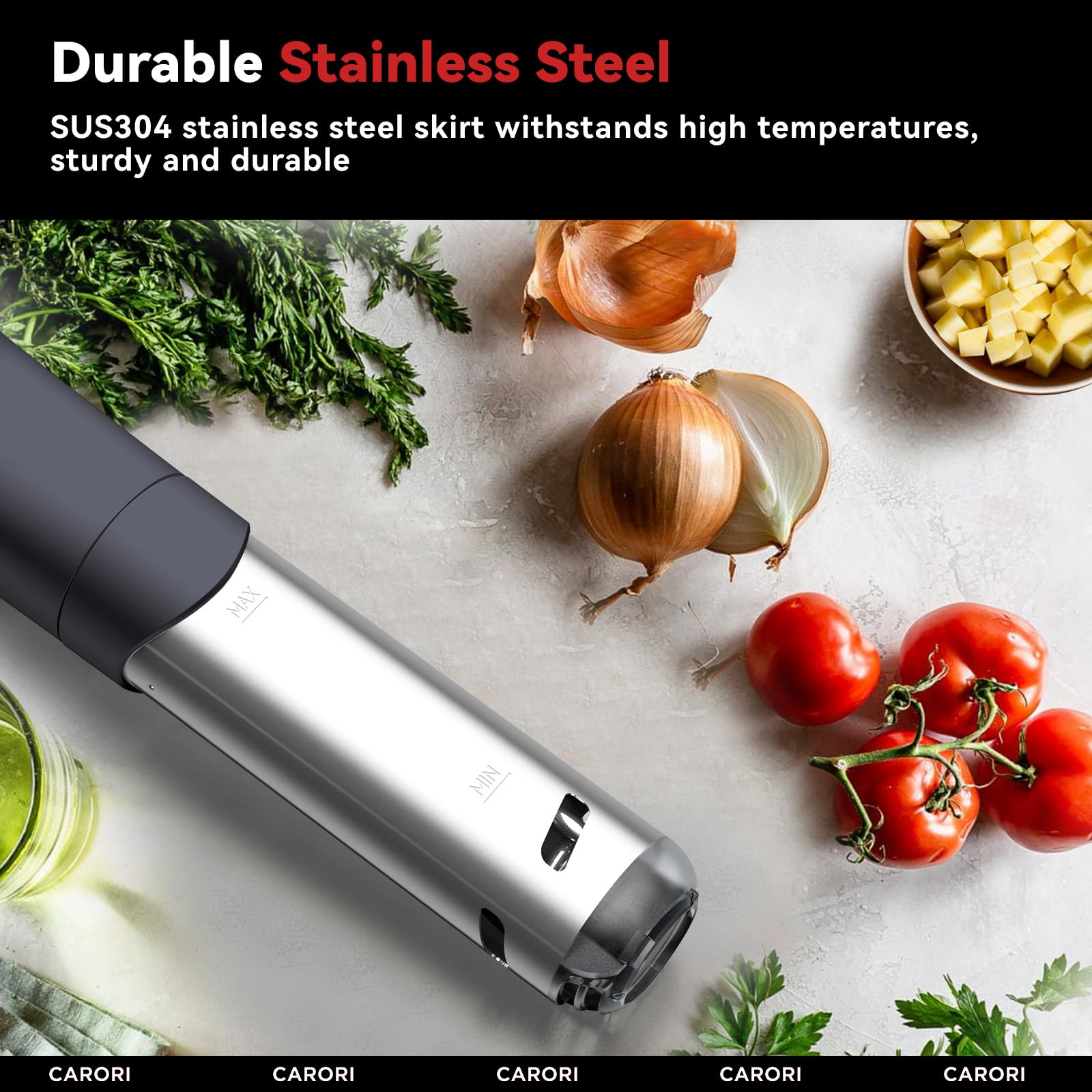 1100W Sous Vide Precision Cooker - Ultra Quiet Immersion Circulator with 20-Piece Vacuum Seal Bags Kit (3 Sizes, Reusable) & Digital Temperature Control - Perfect for Steak, Chicken, Fish & Meal Prep - Includes Free Sous Vide Recipes