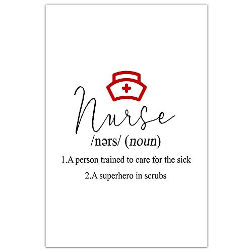Nurse Definition Wall Art - Home & Office Decor