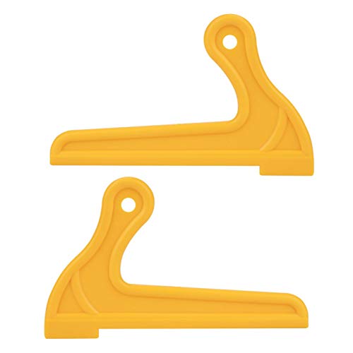 V-Type Wood Saw Push Sticks - 2 Pack Safety Push Sticks for Table Saws, Woodworking Push Blocks with Ergonomic Handle - Perfect for Woodworking, Carpentry & DIY Projects (Use with Table Saws, Band Saws & Circular Saws)