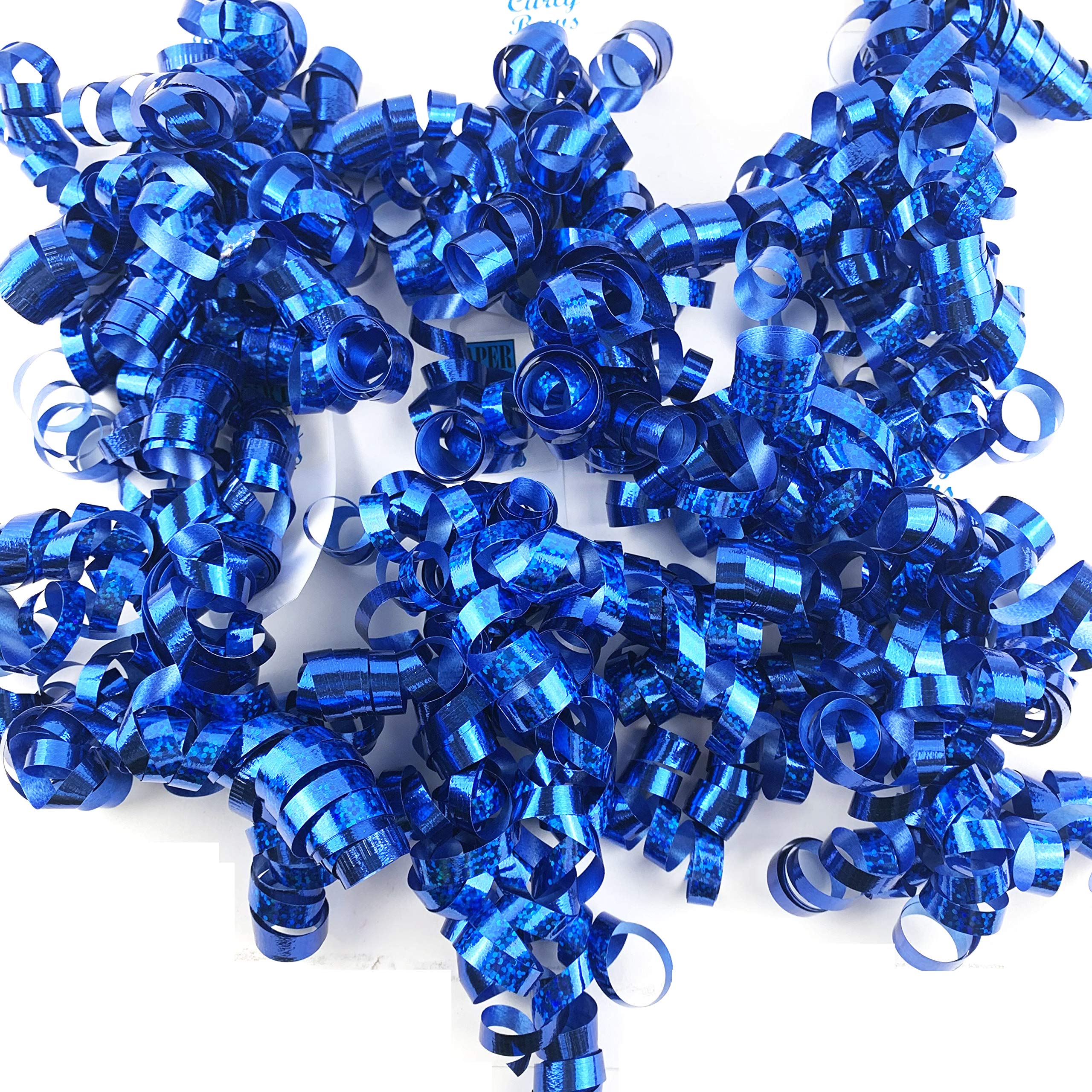 Royal Curly Gift Wrap Bows - 5 Inch Christmas Present Bows (6 Pack) - Perfect for Holiday Wrapping, Party Decorations & Wedding Favors