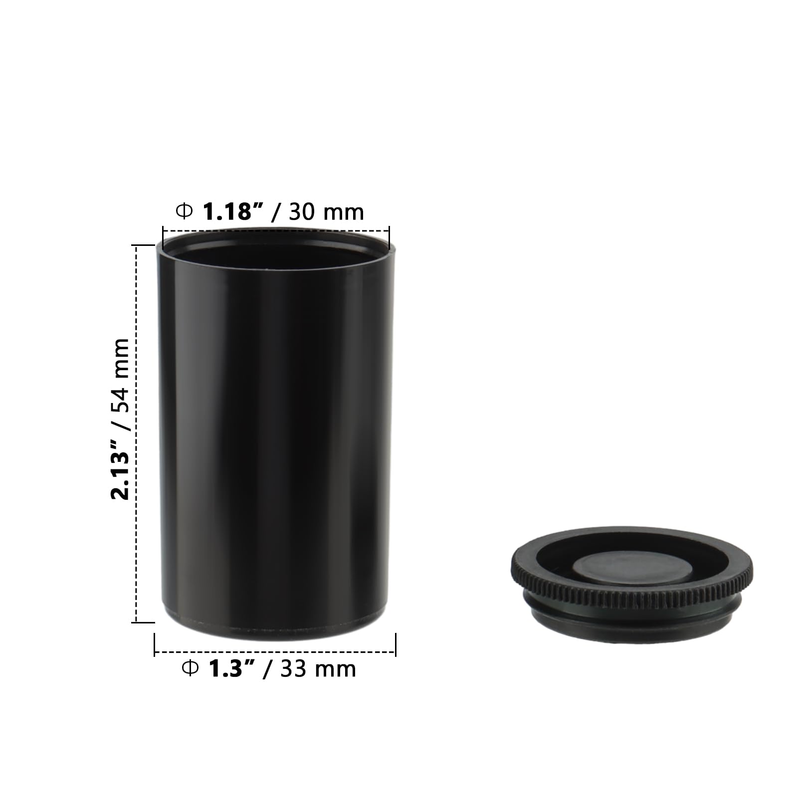 ZOENHOU 50x33mm Airtight Film Storage Box - for Photos, Science & Small Items