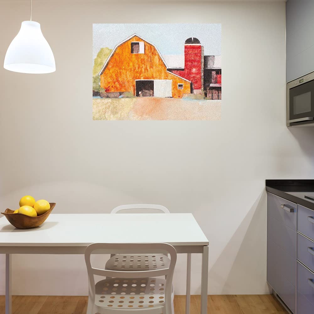 Anthony Grant Fine Art Canvas - Barn No.3 Wall Decor Painting for Living Room, Bedroom, Office | 43x32 Inch Ready-to-Hang Canvas Art | Perfect for Farmhouse, Rustic & Modern Home Decor