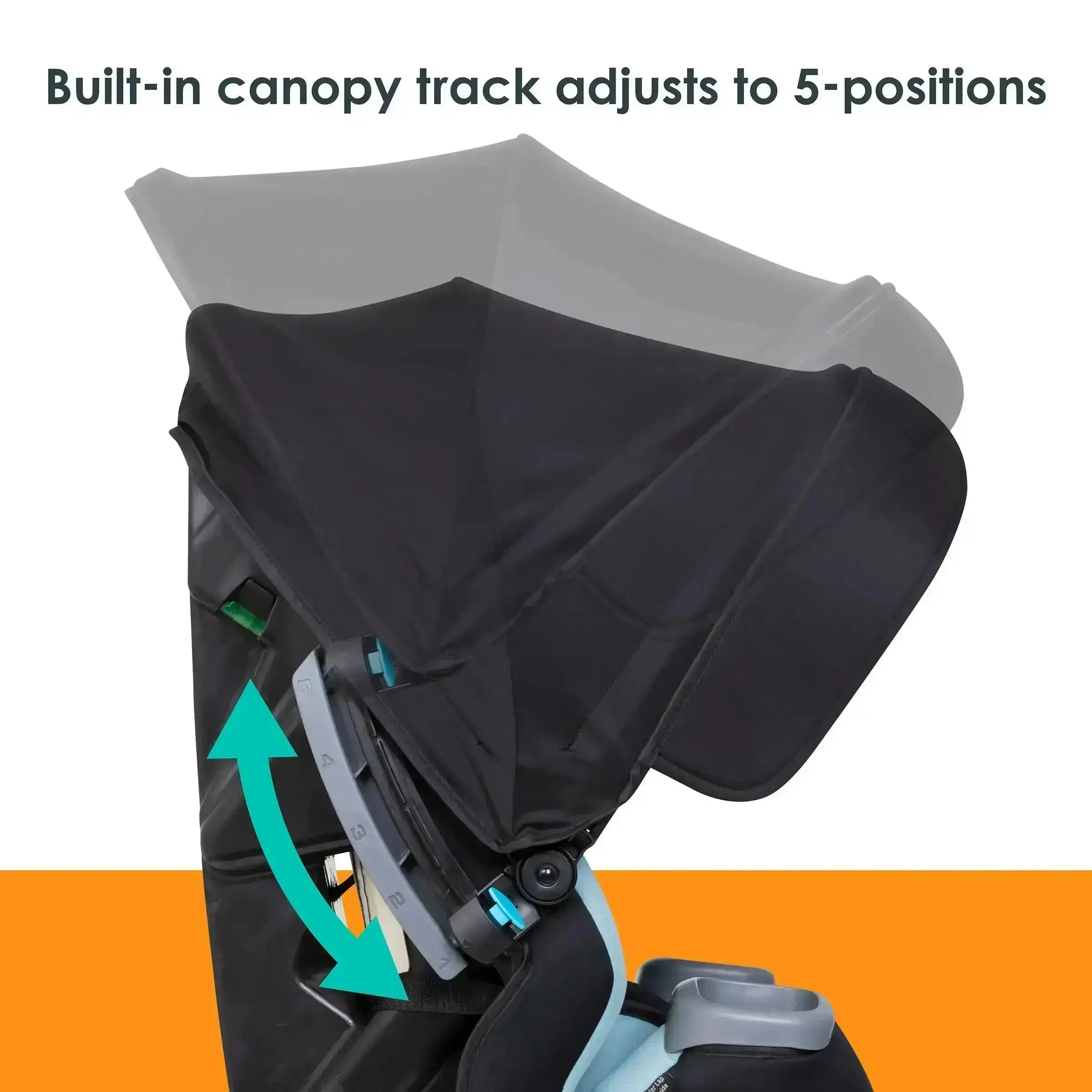 Cover Me™ 4-in-1 Convertible Car Seat for Toddlers & Infants - Desert Blue (Walmart Exclusive) | Safe Rear-Facing & Forward-Facing | Perfect for Travel & Daily Commute