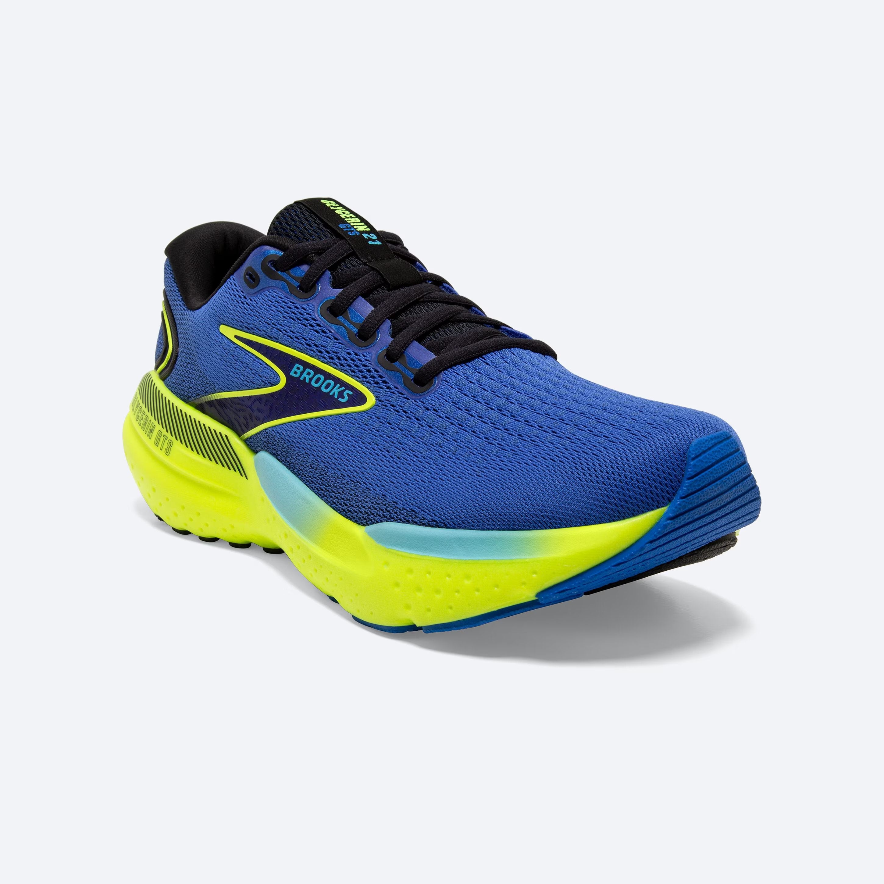 Brooks Glycerin GTS 21 Running Shoes for Men - Premium Cushioned Support for Road Running, Jogging & Gym Workouts