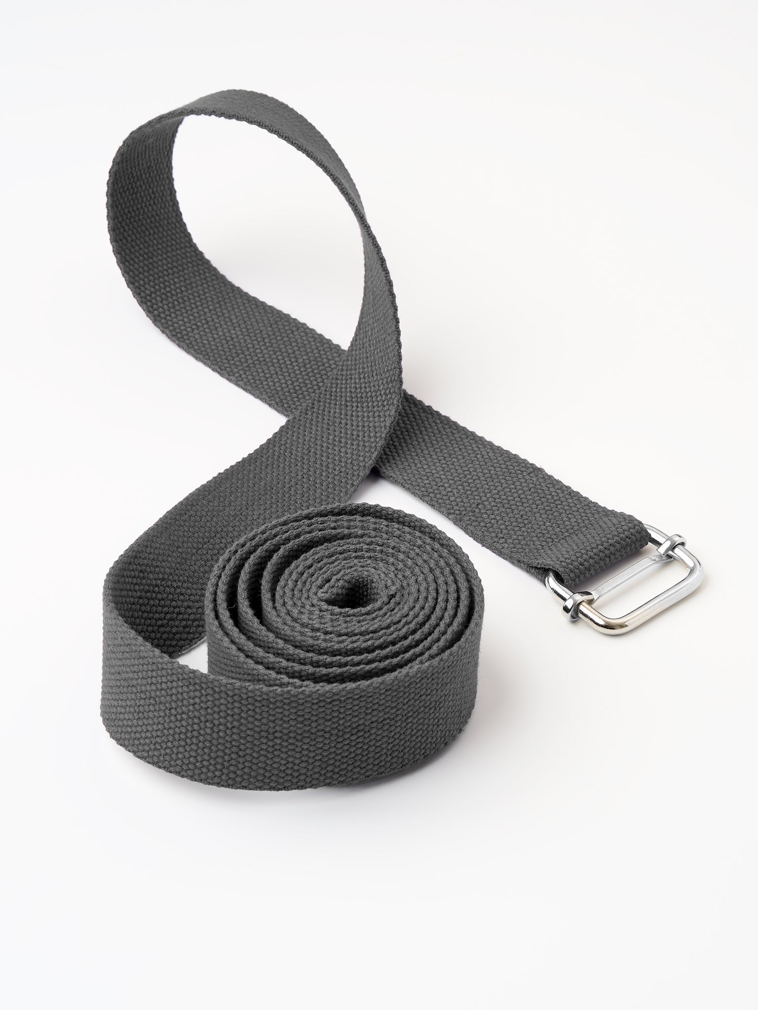 Organic Cotton Wide Yoga Belt for Stretching & Flexibility - Premium Yoga Strap for Poses, Pilates & Physical Therapy - Ideal for Home, Studio & Travel Use