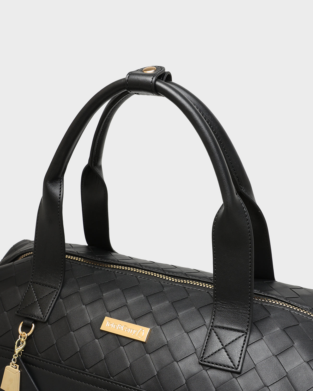 Men's Black Duffle Bag - Durable Travel Duffel for Gym, Sports & Weekend Getaways