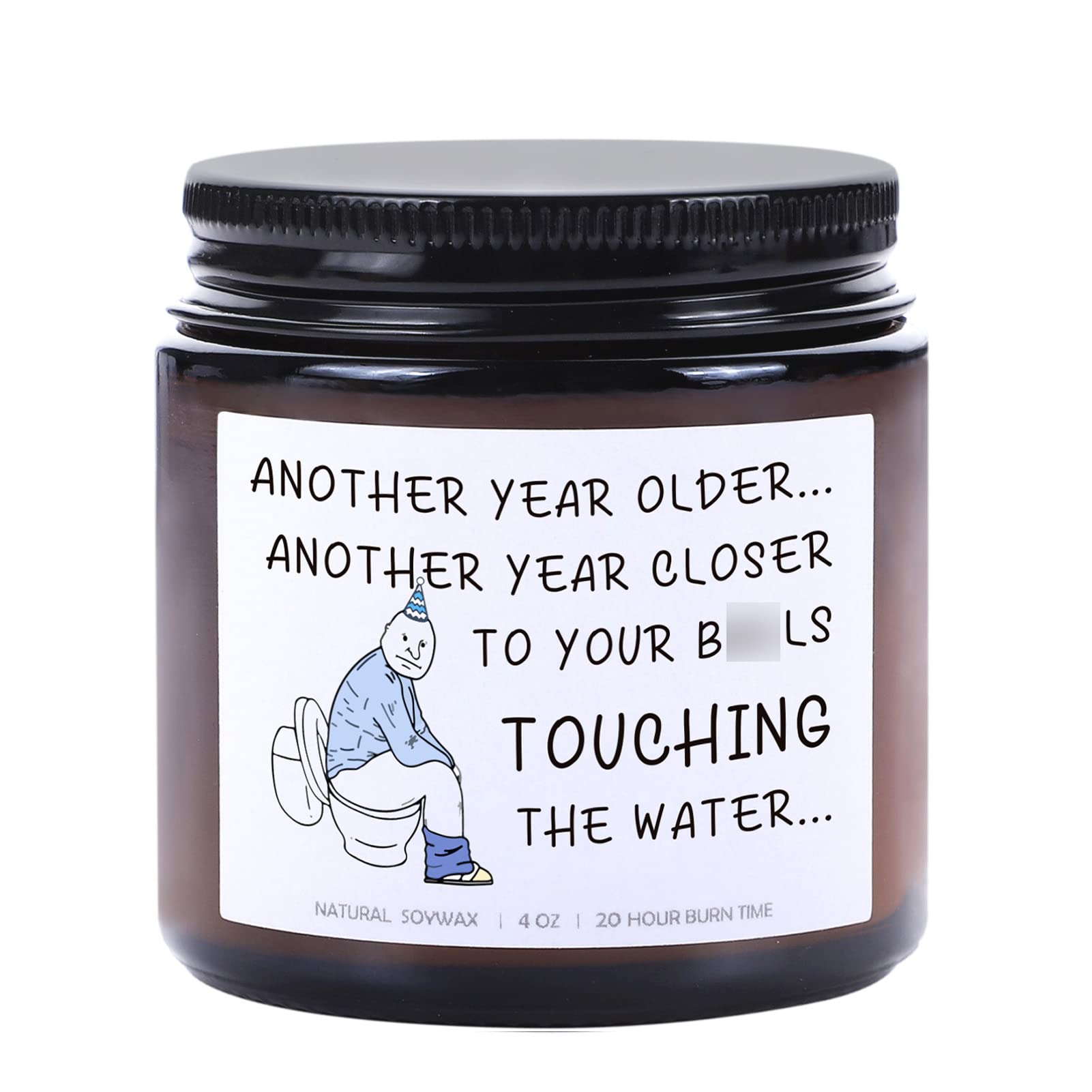 Hotme Lavender Scented Candles - Funny Birthday Gifts for Men, Boyfriend & Husband - Humorous Candle Gift Idea - 4oz Aromatherapy Candle for Relaxation & Stress Relief - Perfect for Home Decor, Spa Nights & Romantic Ambiance
