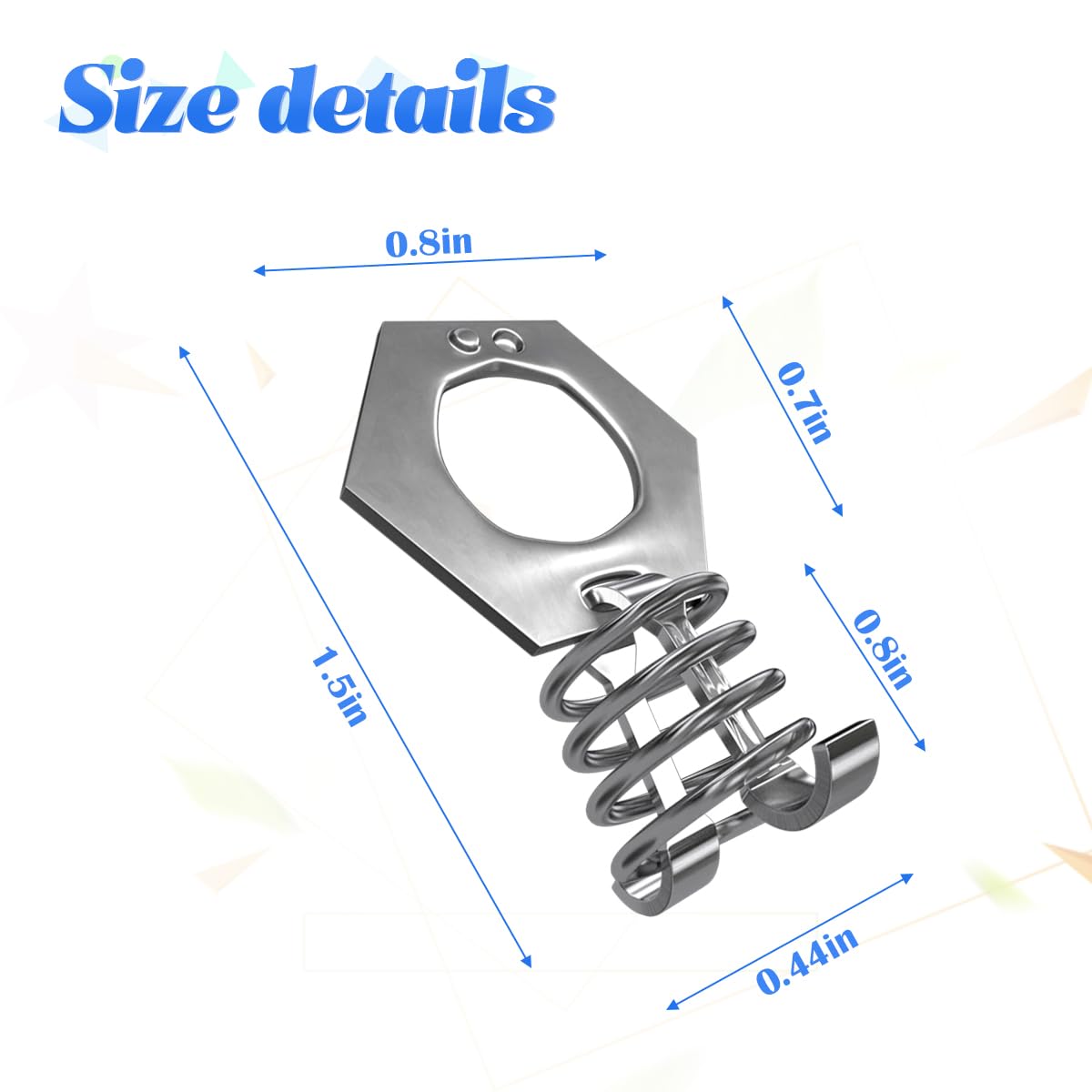 BESULEN 2PCS RV Water Heater Cam Lock - Stainless Steel Auto Camper Latch for Hot Water Heater Door - Universal Fastener Cover for Motorhome & Caravan - Perfect for Outdoor Camping & RV Maintenance