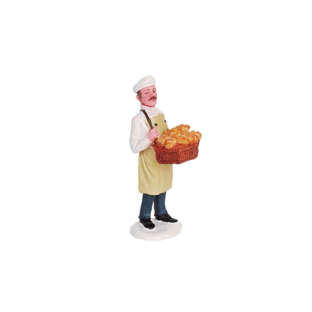 Lemax 2006 Bread Delivery Christmas Village Figurine #62296 - Hand-Painted Collectible Holiday Decoration for Christmas Villages, Tree Toppers & Winter Displays