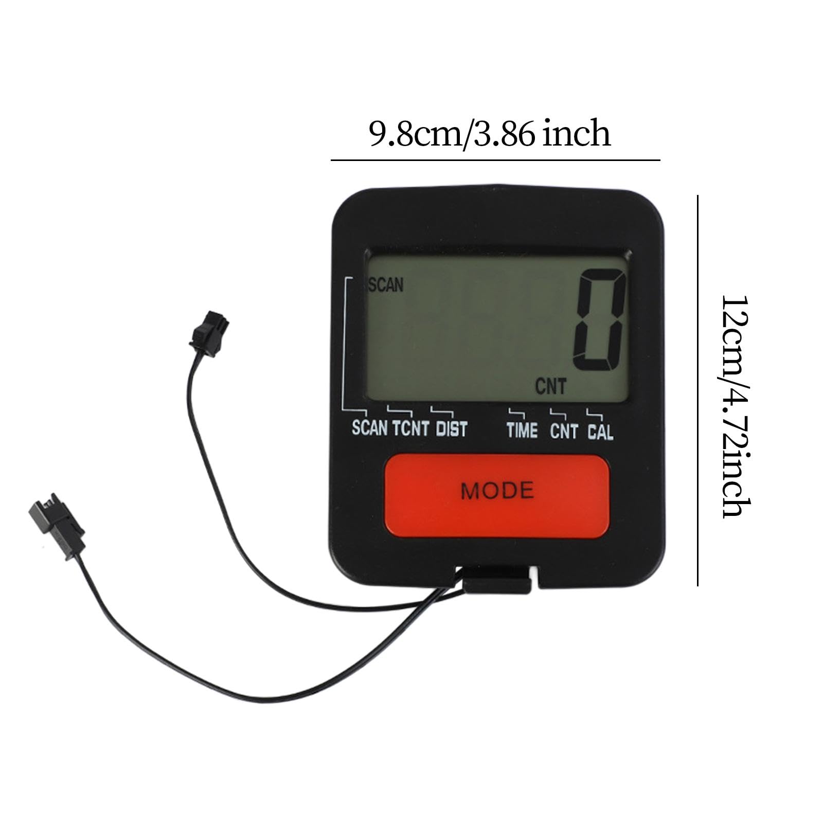 ChiuTiaro Digital Rowing Machine Counter - Portable Exercise Timer with Heart Rate Monitor for Stationary Bike & Home Gym - Track Workout Time, Calories & Performance for Indoor Cycling & Cardio Training