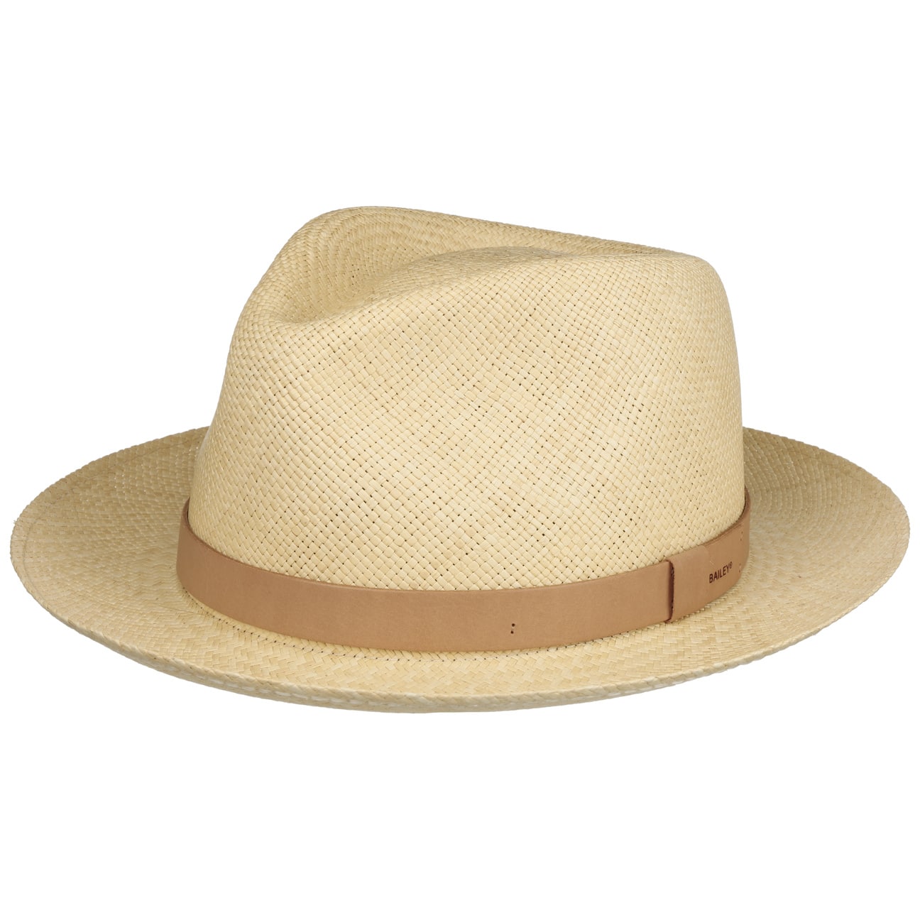 Bailey 1922 Gelhorn Panama Hat - Premium Straw Fedora for Men & Women | Perfect for Summer, Beach Vacations & Outdoor Events