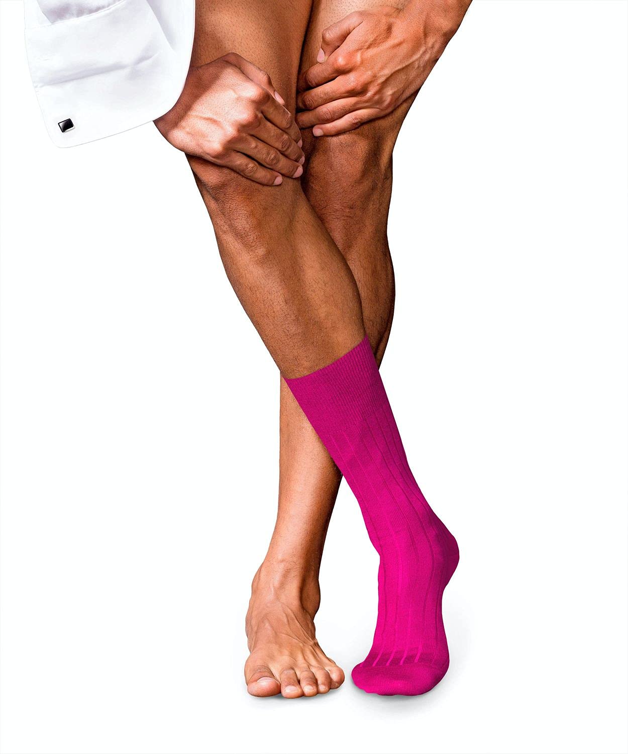 FALKE Men's No. 2 Premium Cashmere Dress Socks - Lightweight, Ultra Soft & Insulating Crew Length Stockings for Business, Formal Wear & Special Occasions