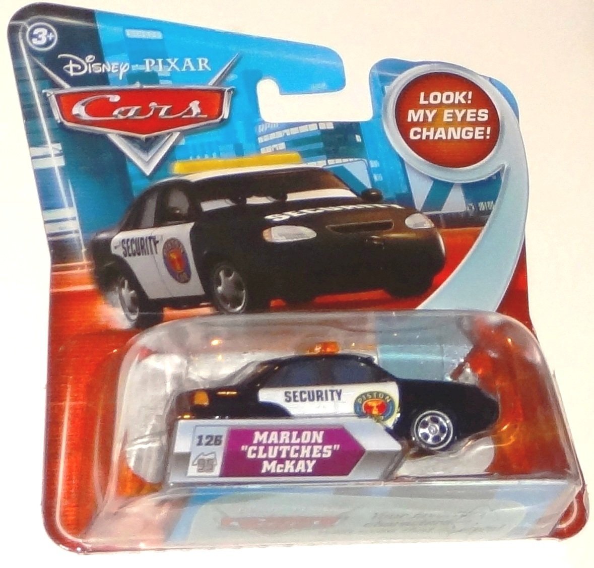 Disney Pixar Cars Movie 1:55 Scale Die-Cast Marlon Clutches McKay #126 Collectible Toy Car with Lenticular Eyes - Perfect for Kids Play, Movie Fans Collection & Diecast Enthusiasts Gifts